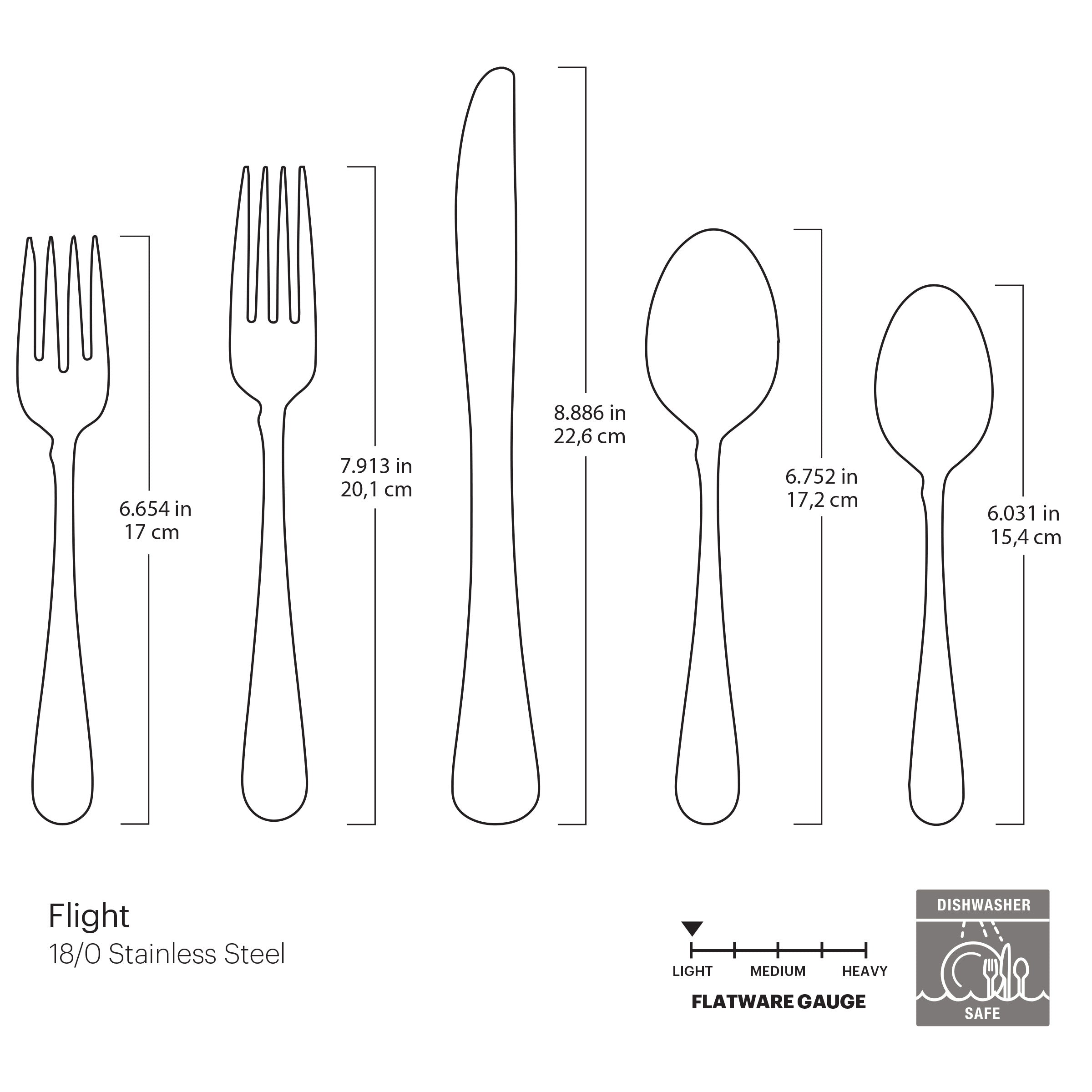 Lenox Premium Flight Gold Satin 20-Piece Flatware Set - Image 5