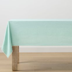 Lenox Premium French Perle Solid Ice Blue 60x102 Tablecloth