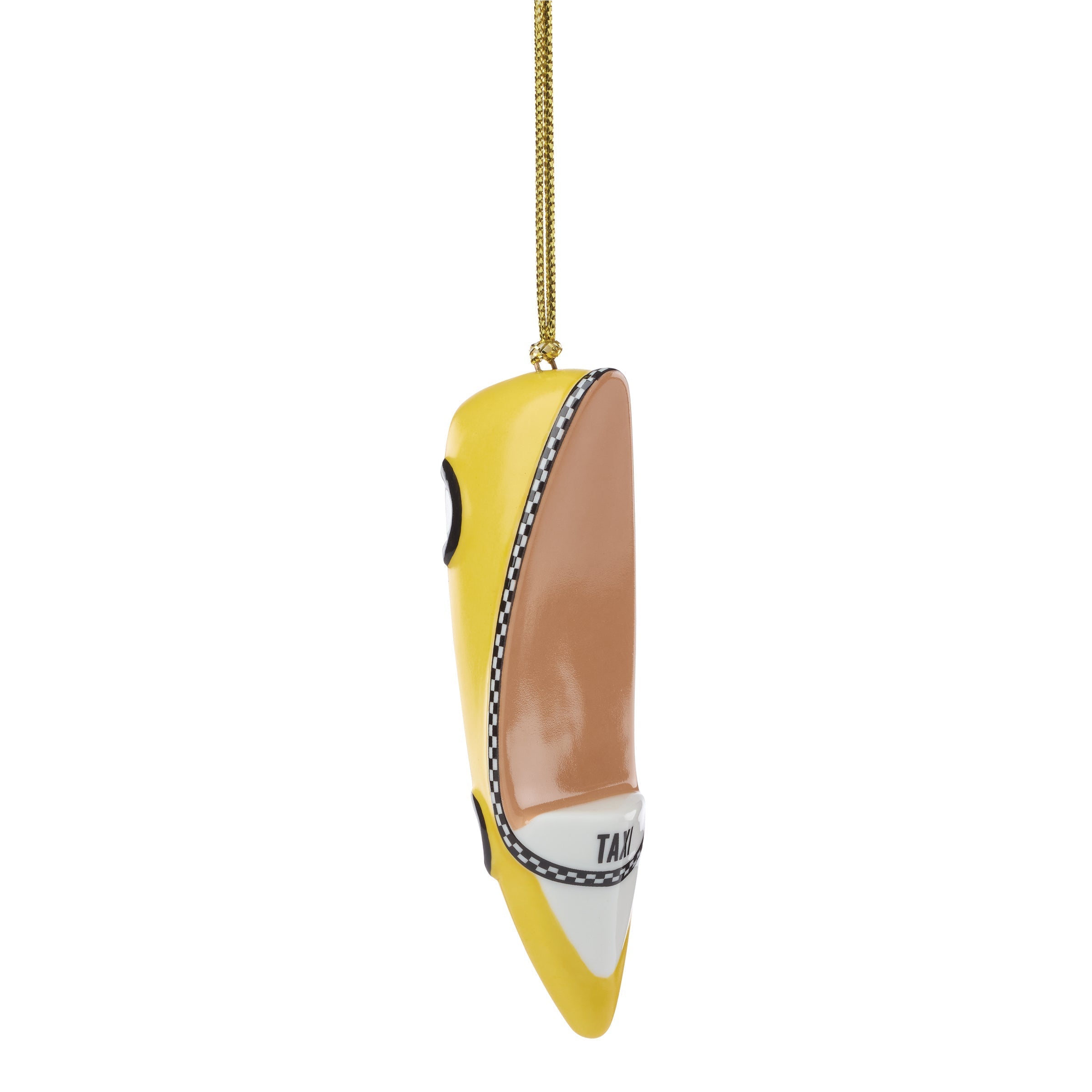 Lenox Premium Be Jolly Taxi Shoe Ornament - Image 4