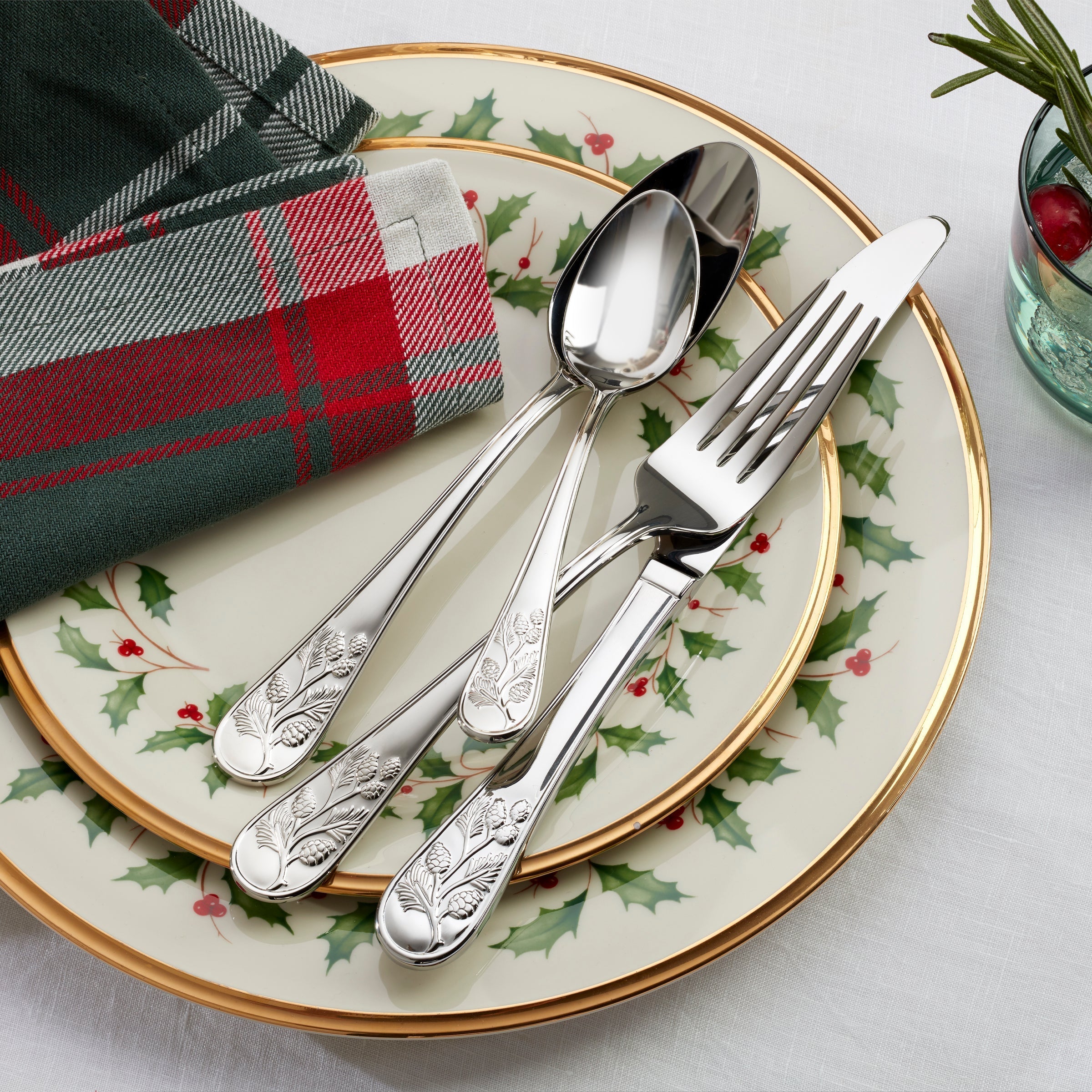 Lenox Premium Chestnut Ridge 65-Piece Flatware Set - Image 4