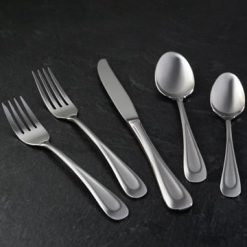 Alternative view of Lenox Premium Satin Sand Dune Dinner Spoons, Set of 4