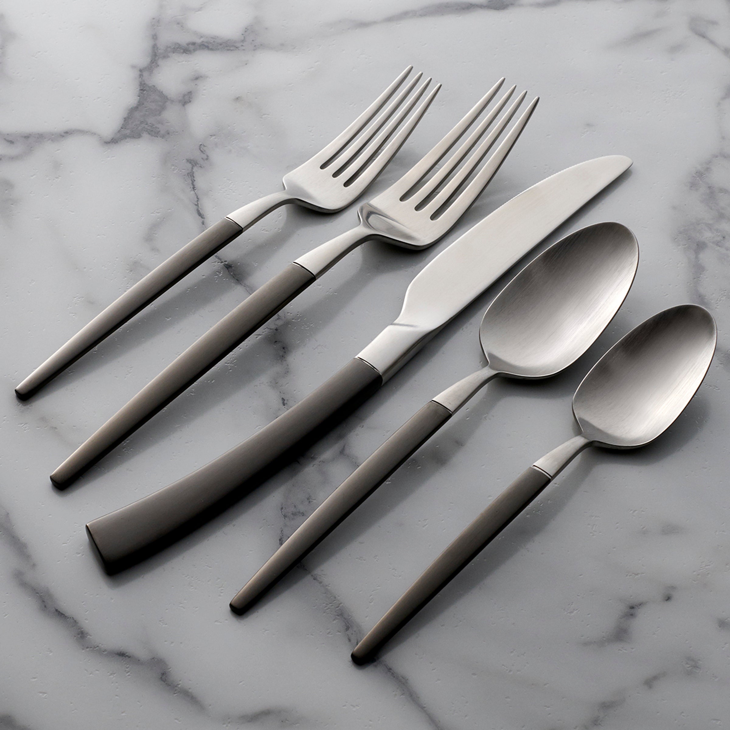 Lenox Premium Adjacent Midnight 20-Piece Flatware Set - Image 2