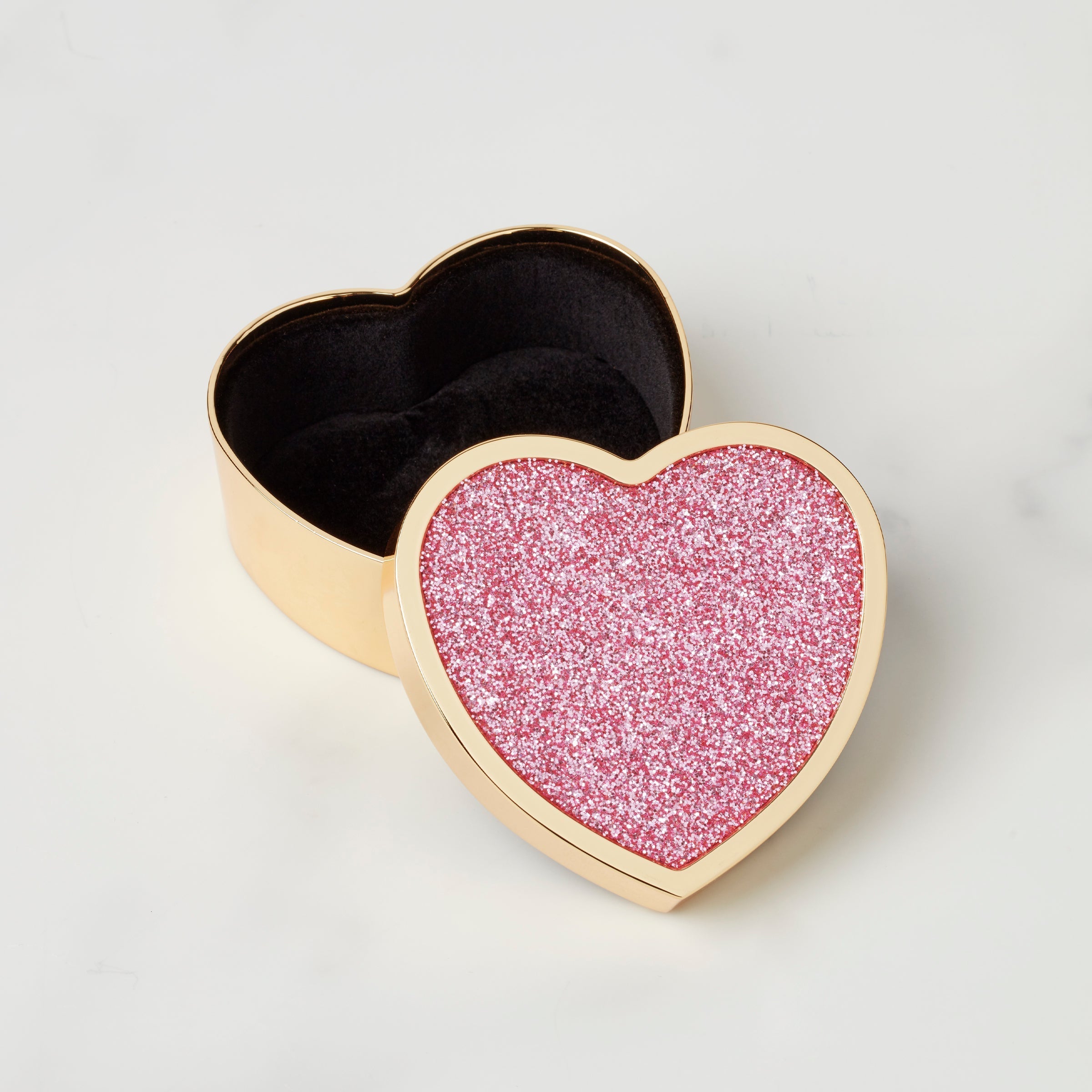 Lenox Premium Sitting Pretty Pink Glitter Heart Box - Image 2