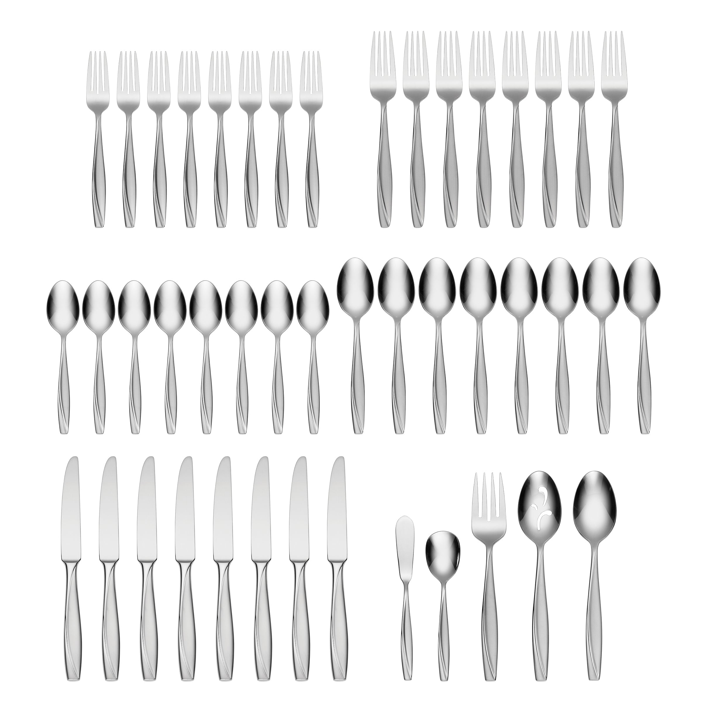 Lenox Premium Cleo 45-Piece Flatware Set - Image 2