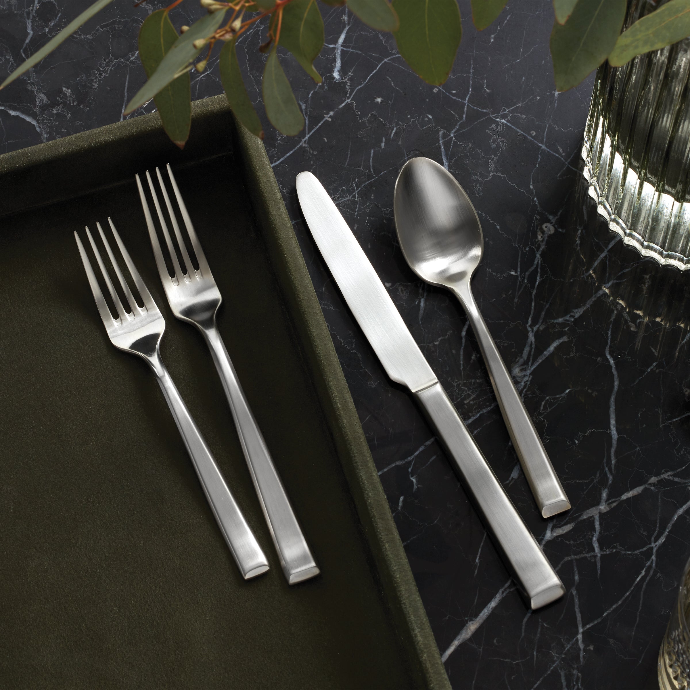 Lenox Premium East End Satin 20-Piece Flatware Set - Image 2