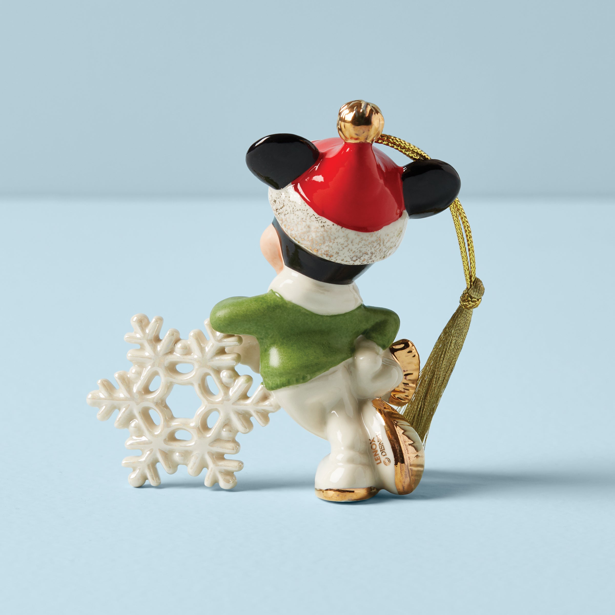 Lenox Premium Personalized Mickey Mouse Snowflake Ornament - Image 2