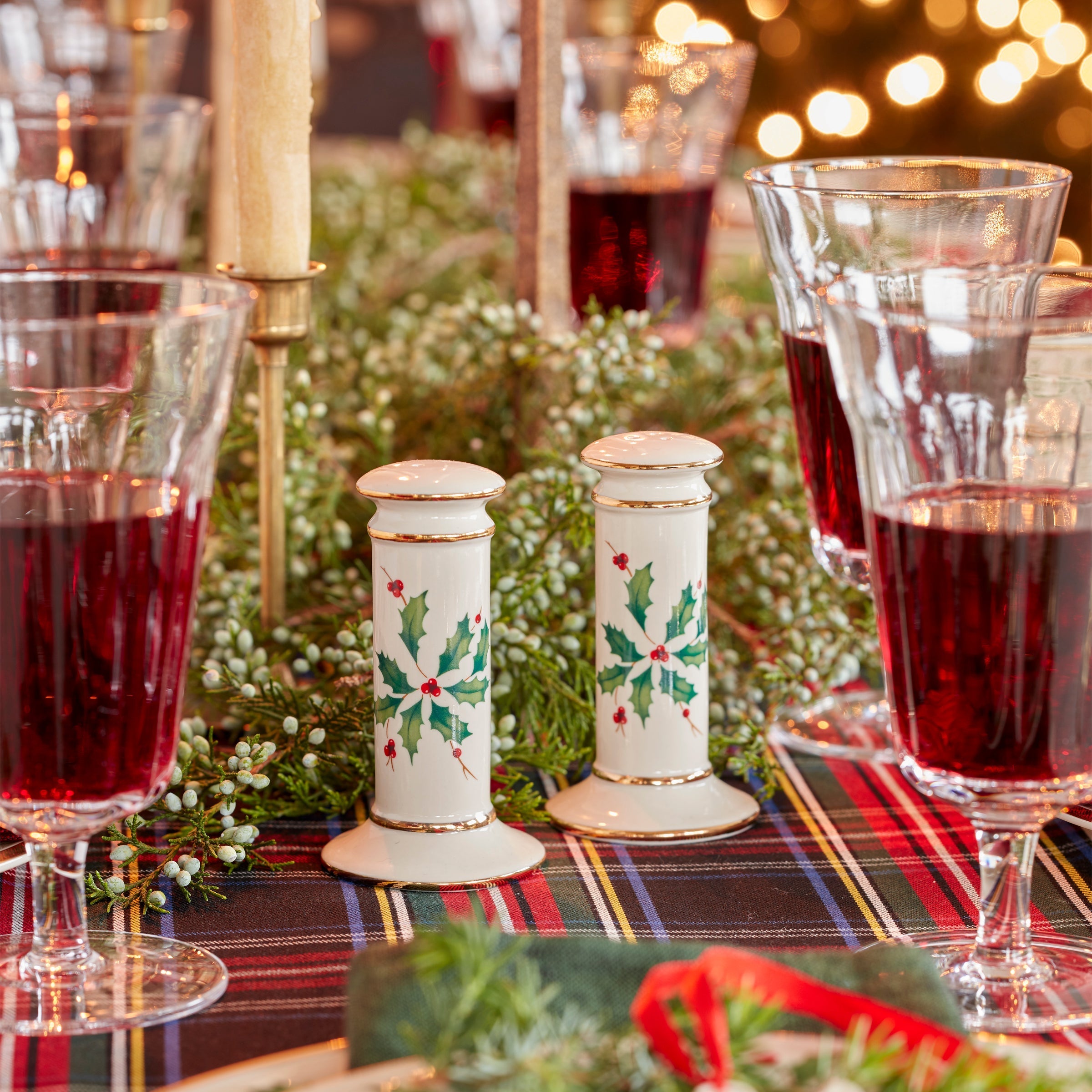 Lenox Premium Holiday Salt & Pepper Set of 2 - Image 2