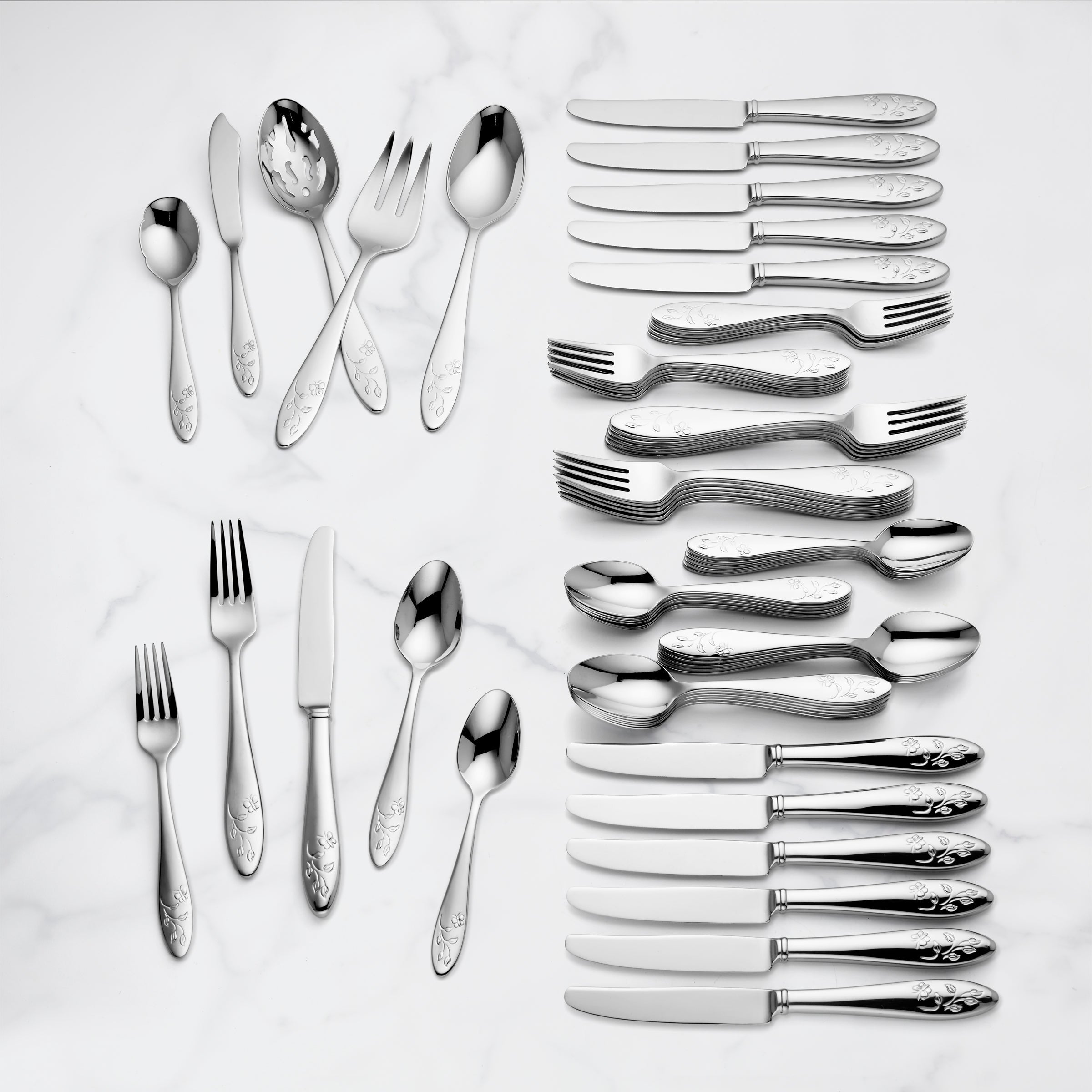 Lenox Premium Butterfly Meadow 65-Piece Flatware Set - Image 2