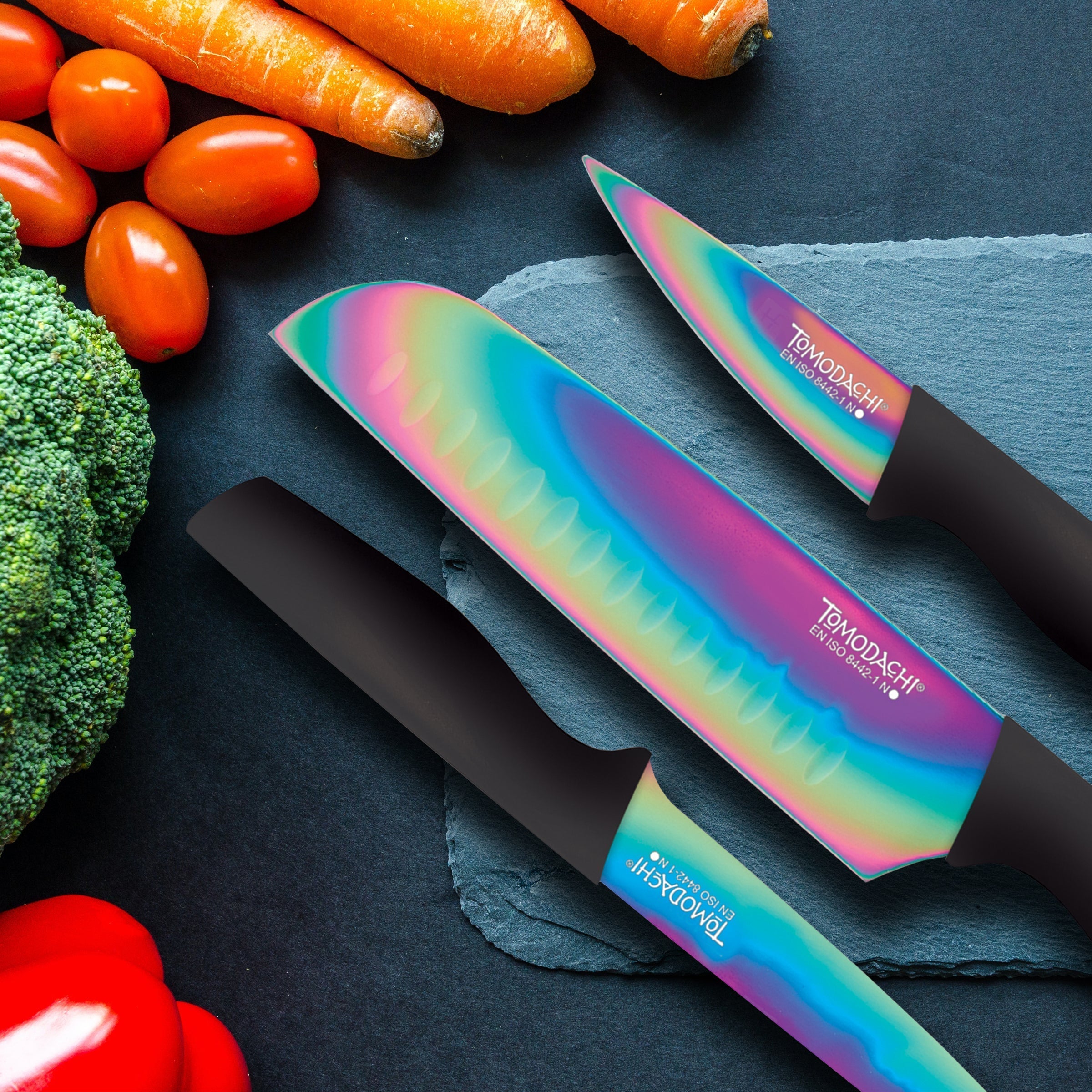 Lenox Premium Rainbow Black 12-Piece Cutlery Set - Image 2