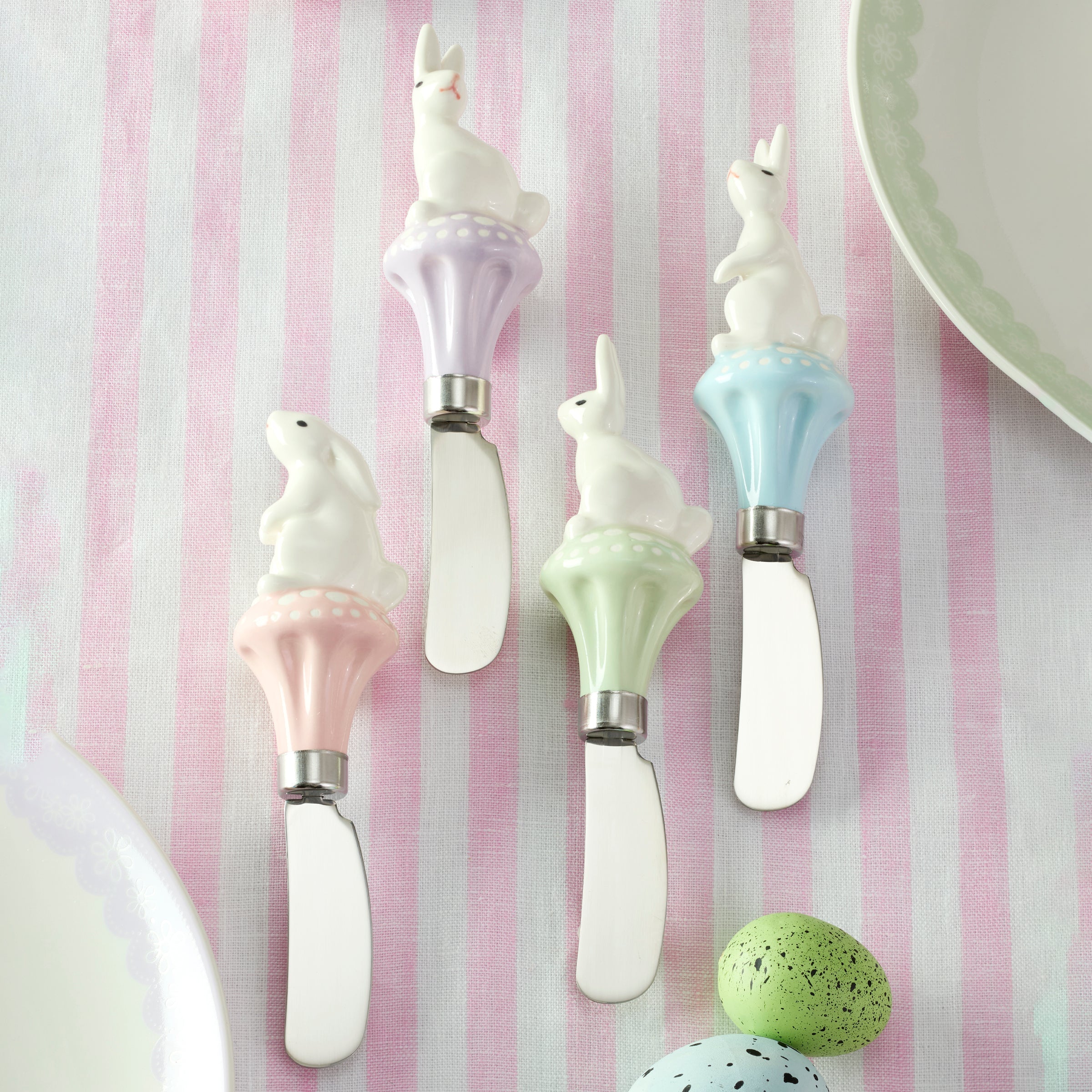 Lenox Premium Bunny Hop Cheese Spreaders, Set of 4 - Image 2