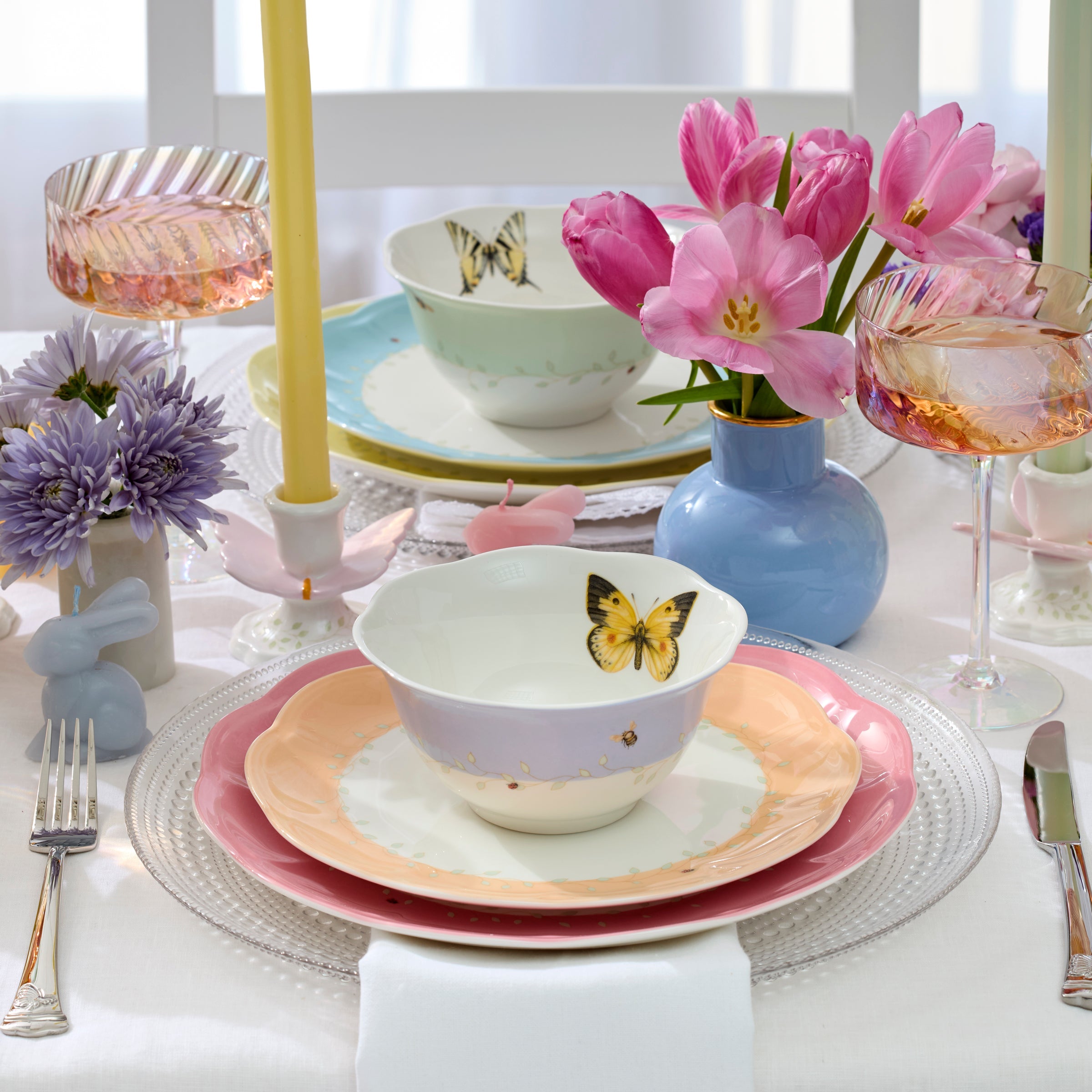 Lenox Premium Butterfly Meadow Colors 18-Piece Dinnerware Set - Image 8