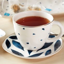 Alternative view of Lenox Premium Blue Bay 4-Piece Teacup & Saucer Set