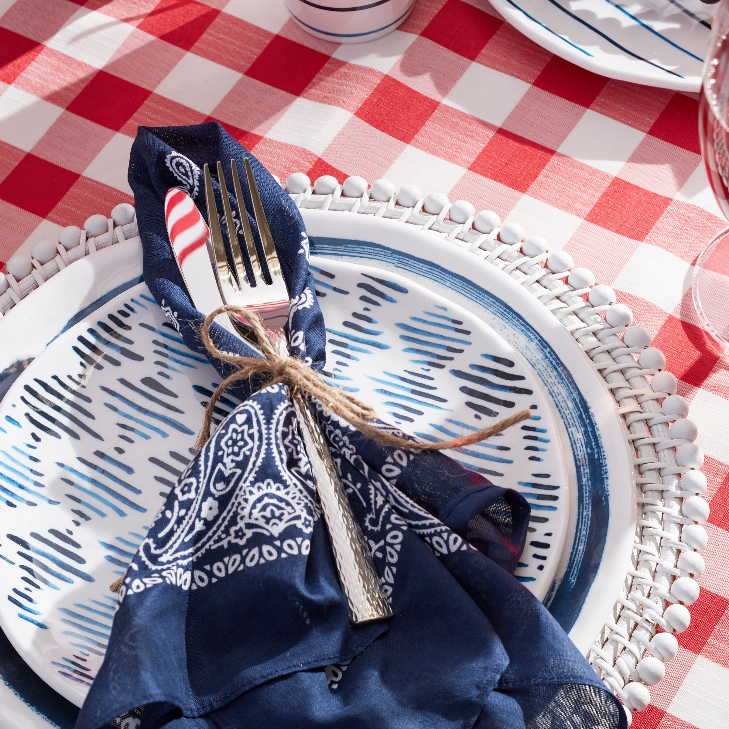 Lenox Premium Blue Bay Melamine Assorted Accent Plates, Set of 4 - Image 4