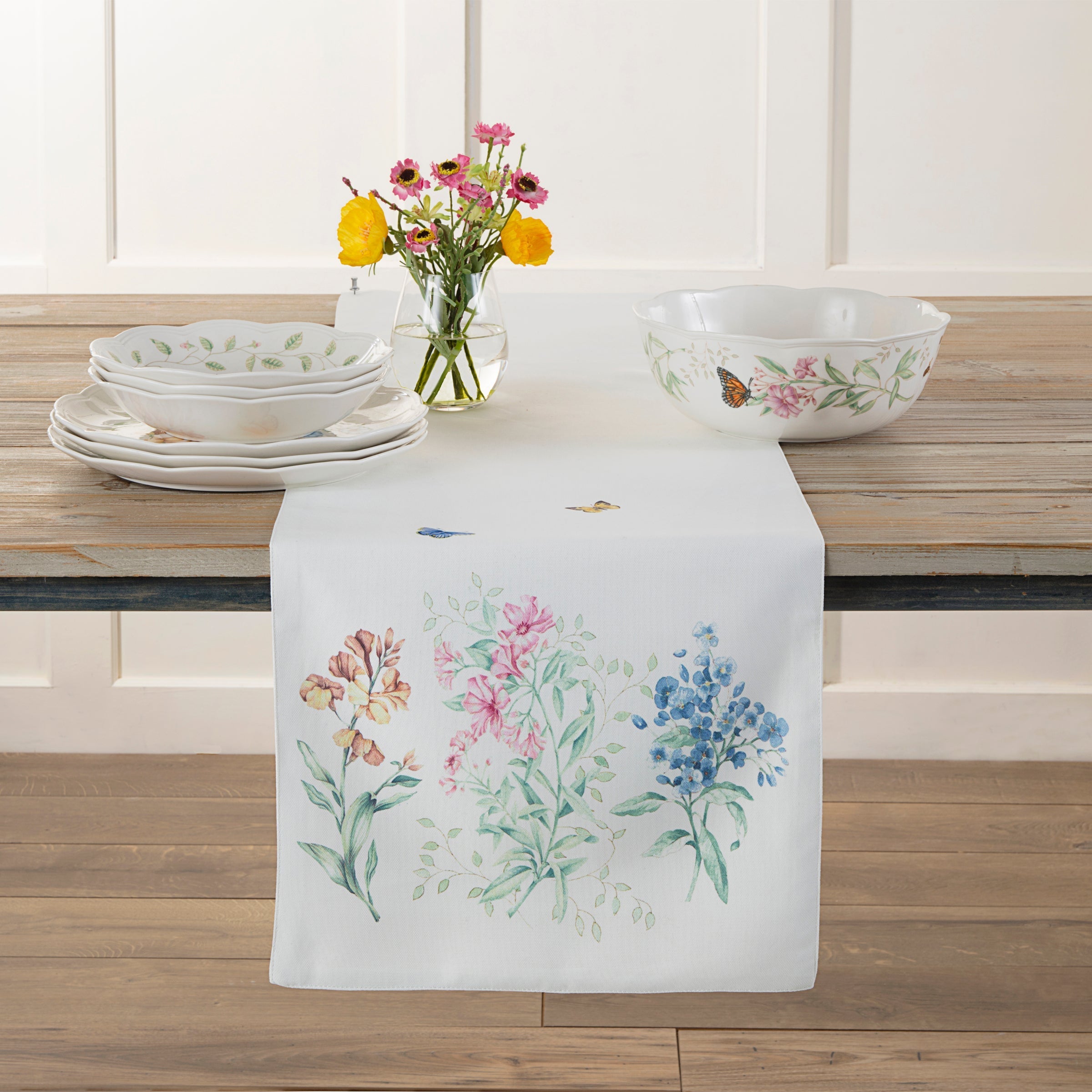 Lenox Premium Butterfly Meadow Garden Runner - Image 2