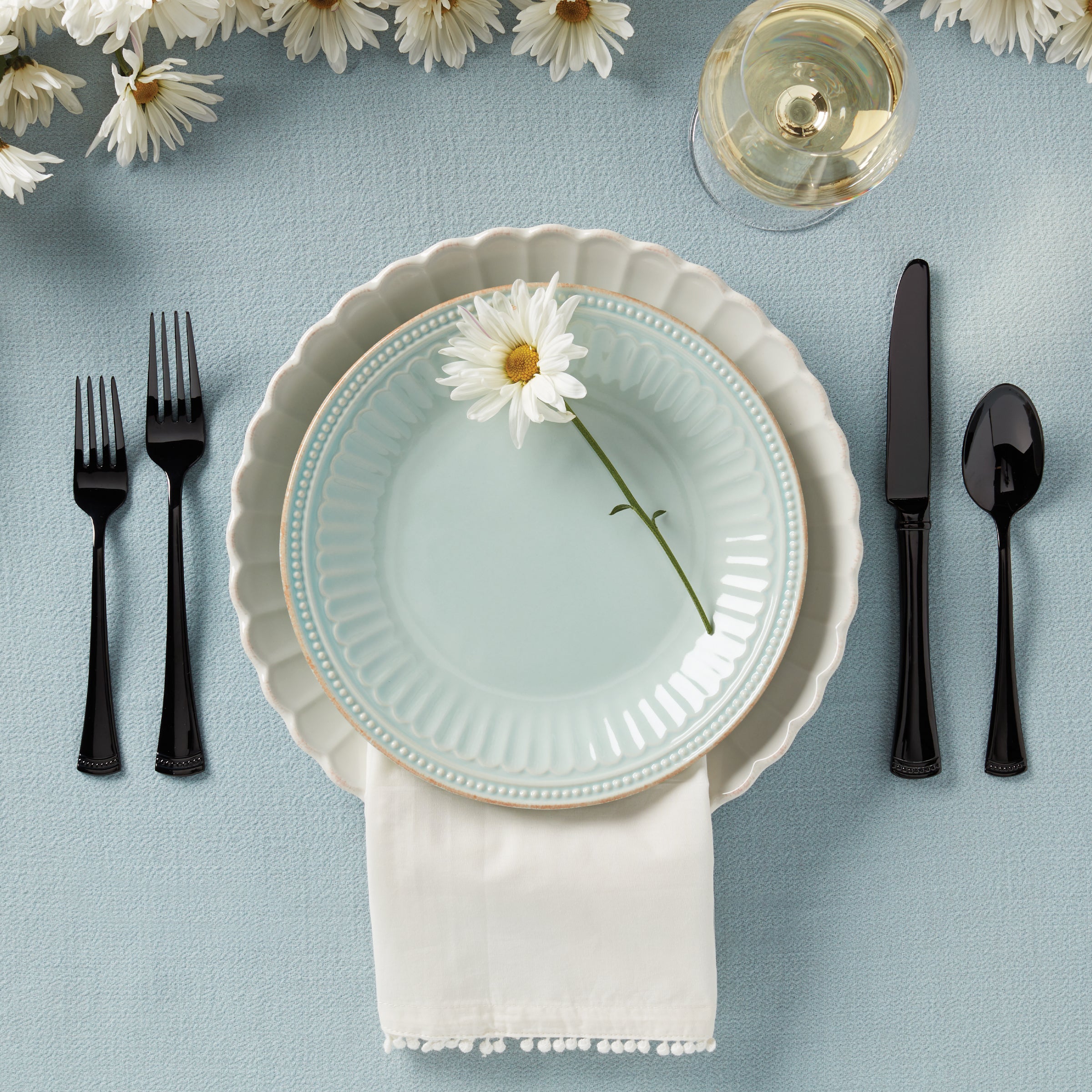 Lenox Premium Portola Black Mirror 20-Piece Flatware Set - Image 7