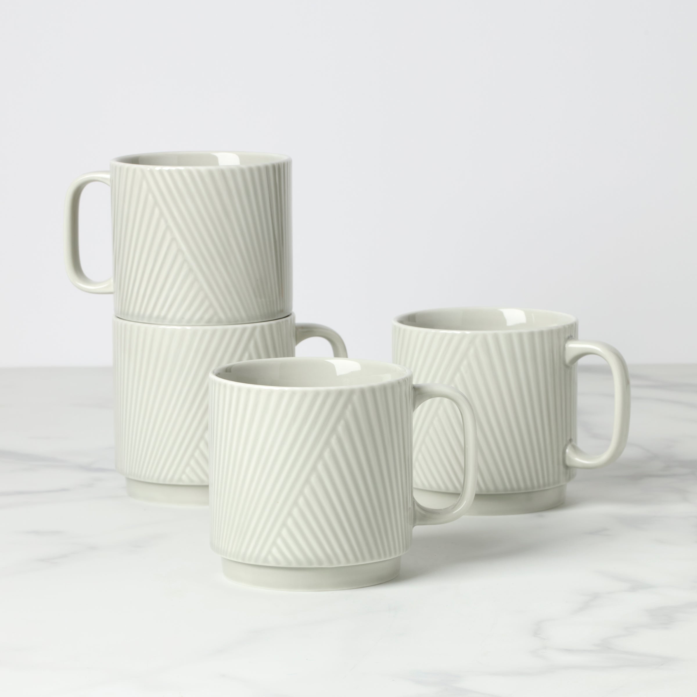 Lenox Premium Modulus Vapor Mugs, Set of 4