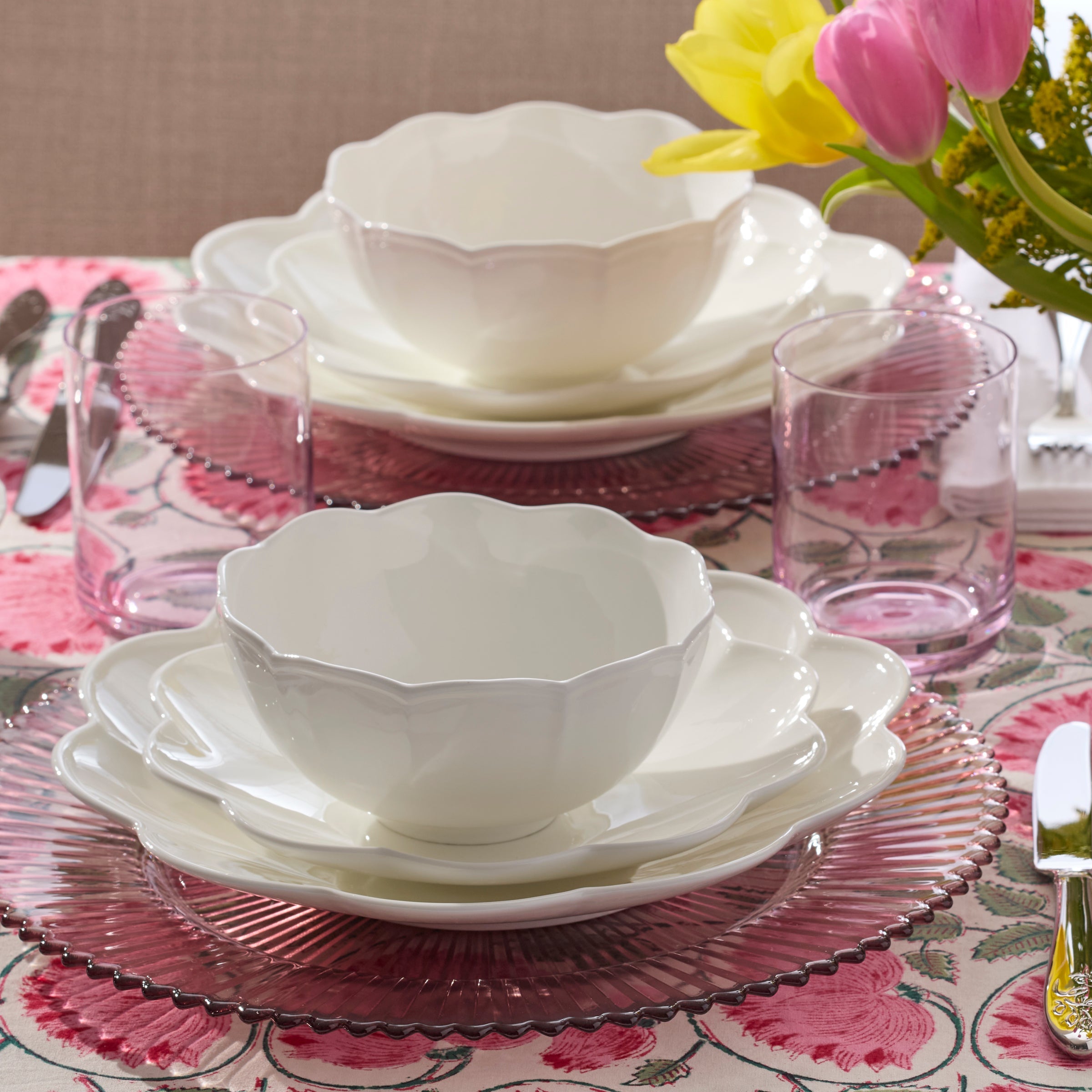 Lenox Premium Studio 1414 Scallop 12-Piece Dinnerware Set - Image 6