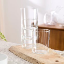 Alternative view of Lenox Premium Stackables Clear Short & Tall Glasses 12-Piece Set