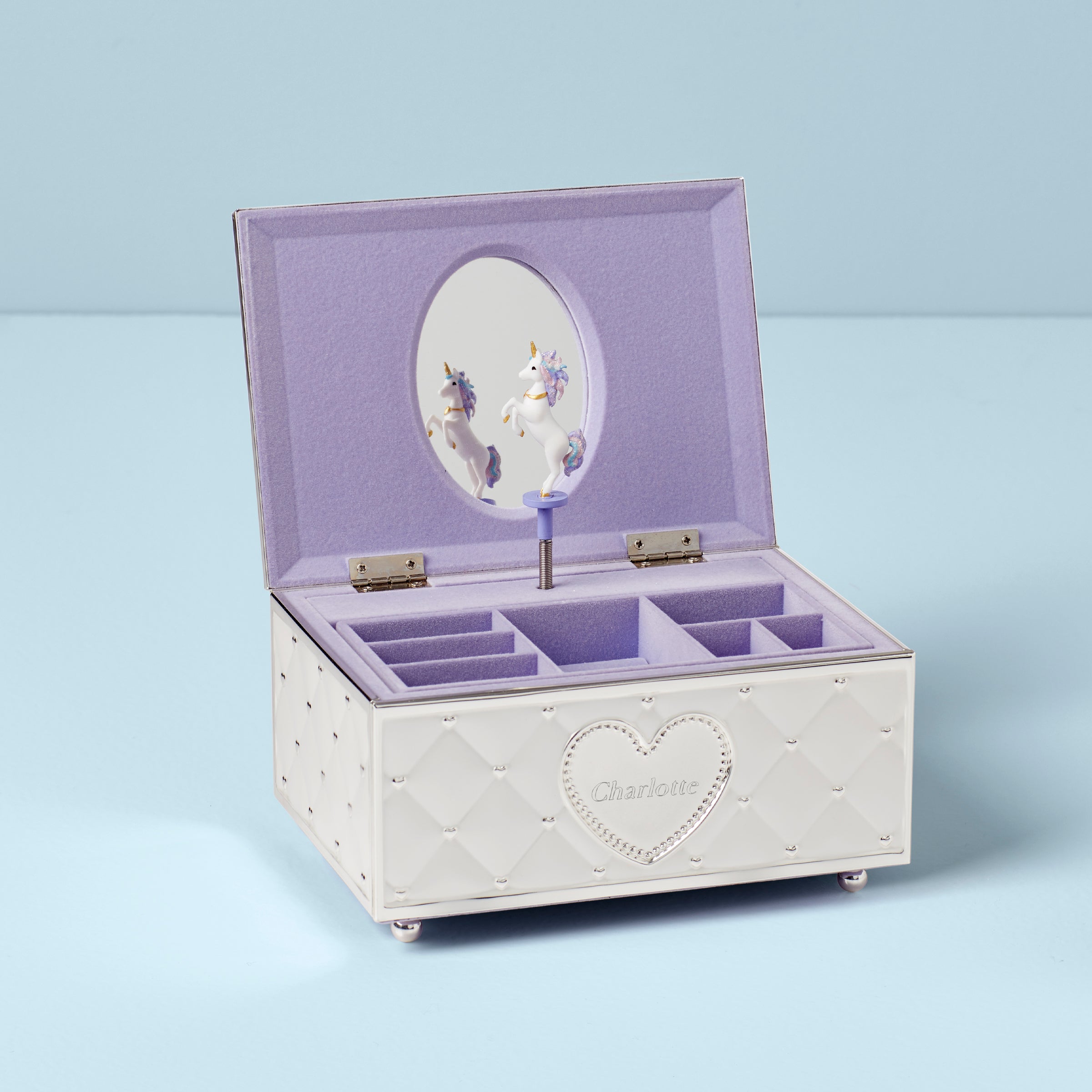 Lenox Premium Personalized Child Memories Unicorn Jewelry Box