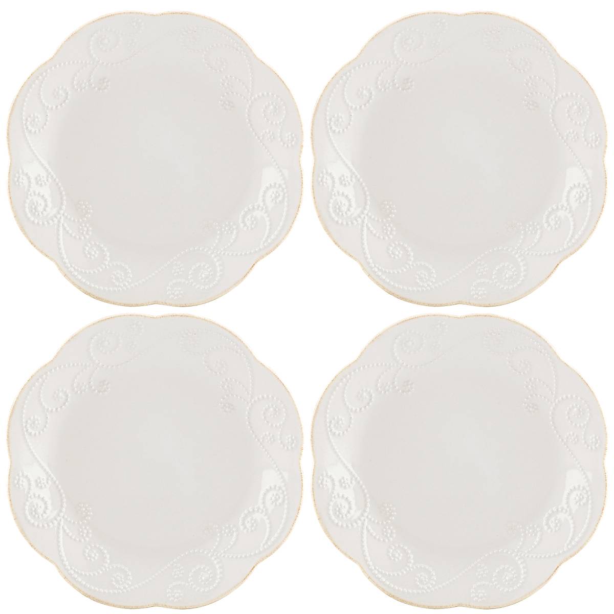 Lenox Premium French Perle White 4-Piece Dessert Set - Image 2