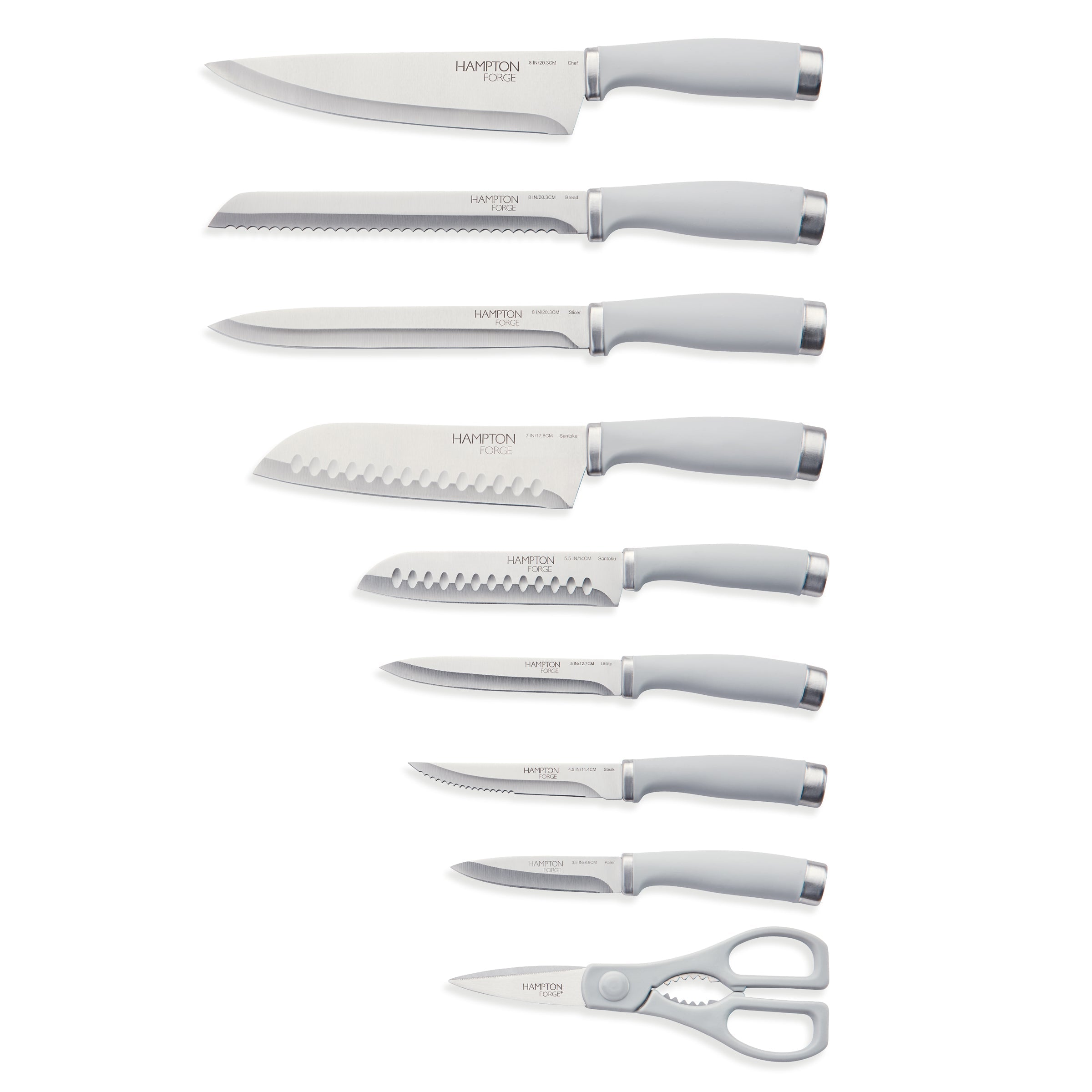 Lenox Premium Epicure Cool Grey 15-Piece Cutlery Block Set - Image 3