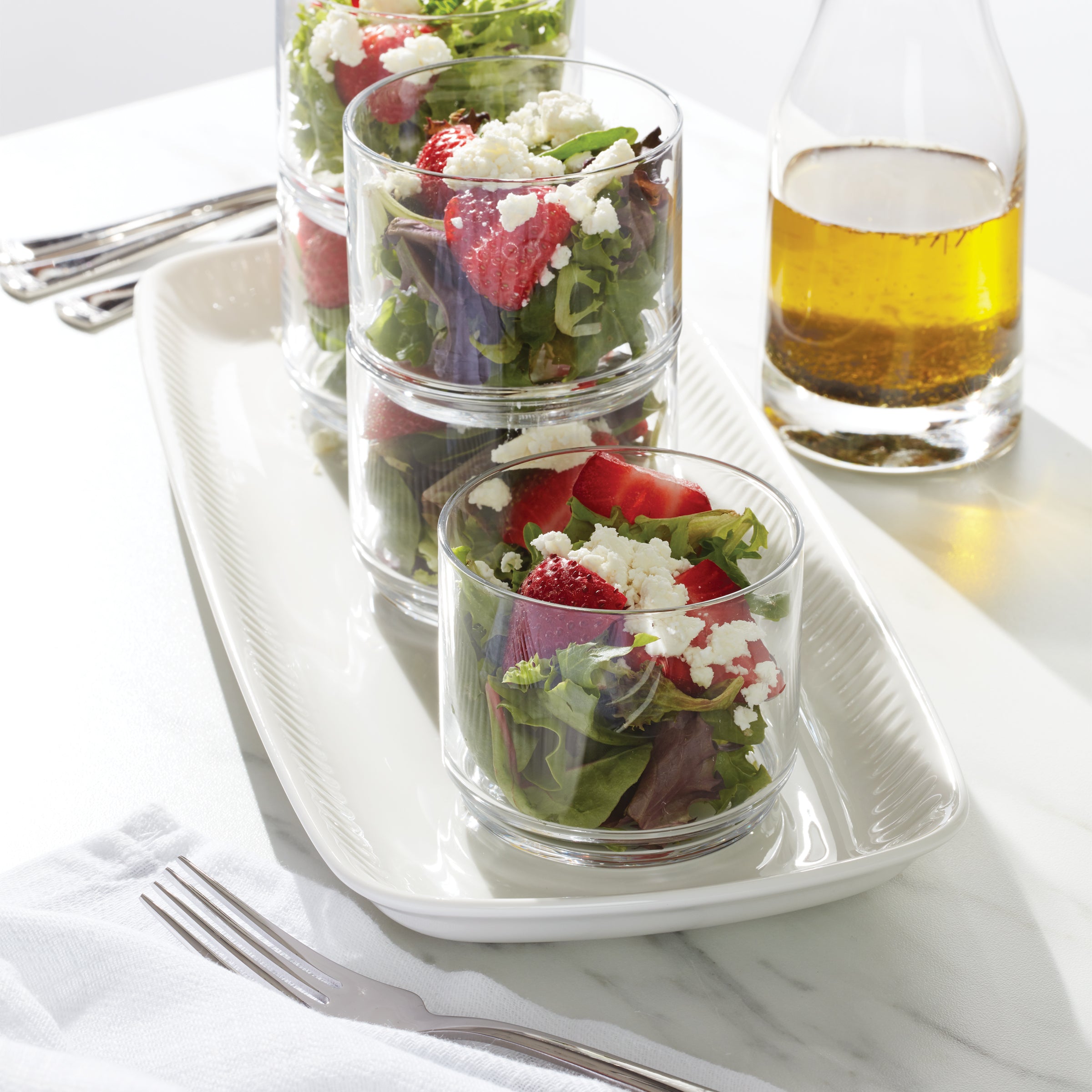 Lenox Premium Tuscany Classics Stackable Clear Short Glasses, Set of 6 - Image 5
