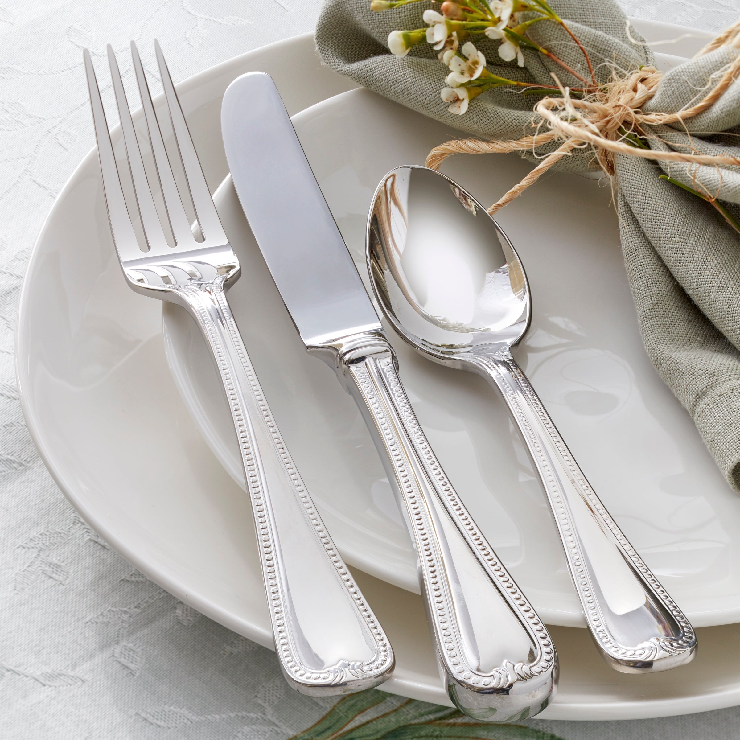 Lenox Premium Vintage Jewel 20-Piece Flatware Set - Image 4