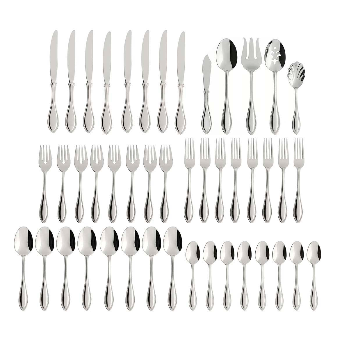 Lenox Premium American Harmony 45-Piece Flatware Set - Image 4