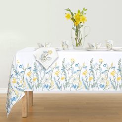 Lenox Premium Wildflowers Border 60x102 Tablecloth