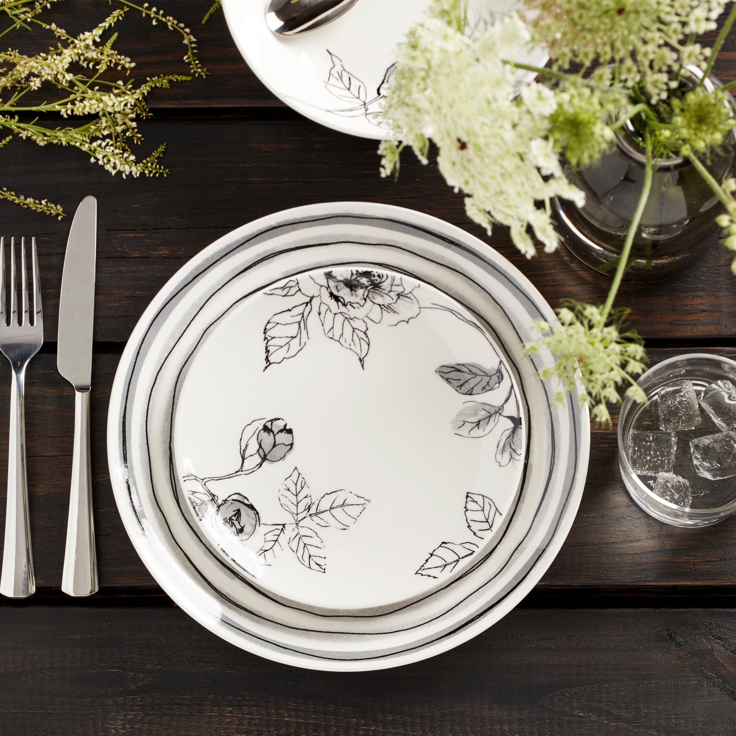 Lenox Premium Sketchbook 12-Piece Dinnerware Set - Image 2