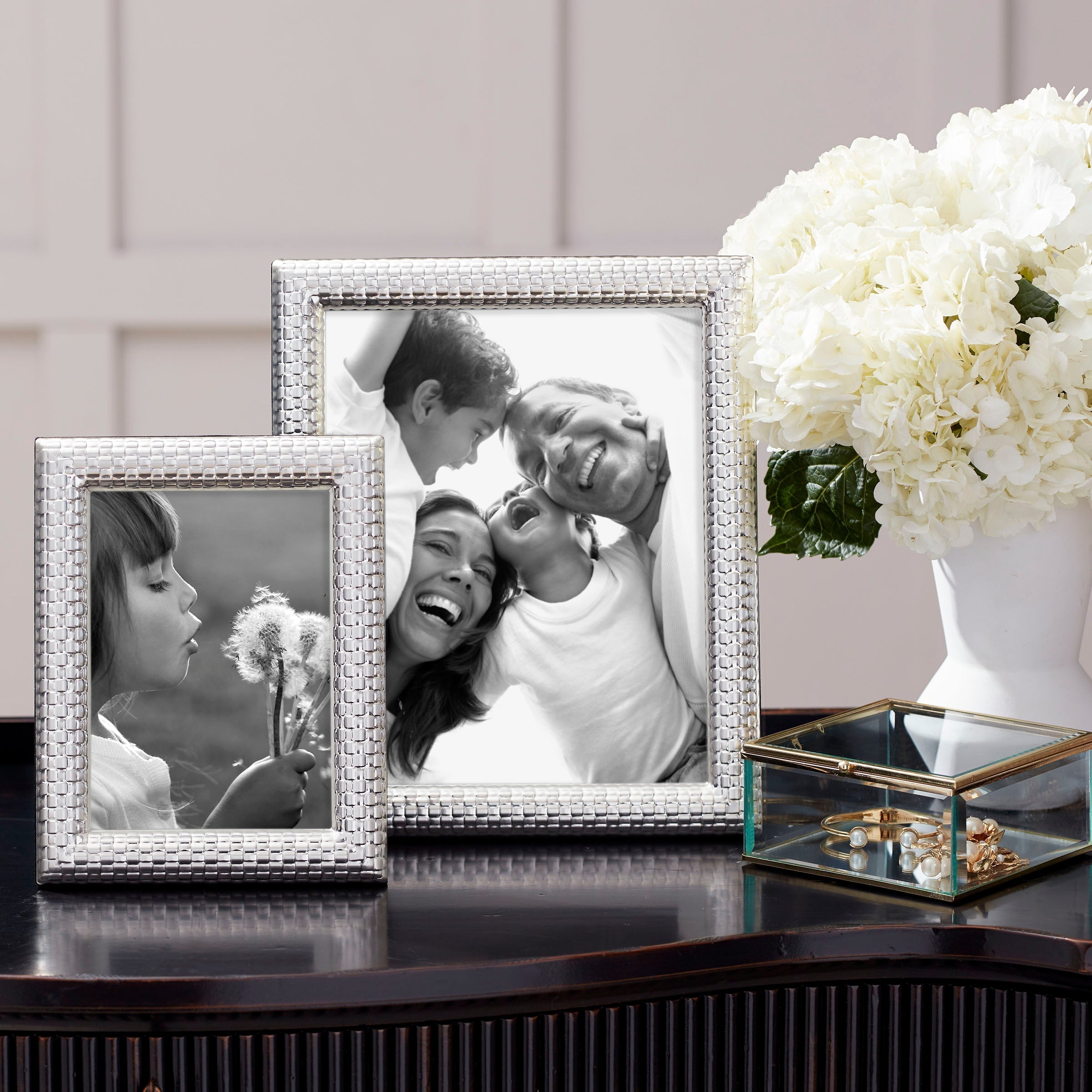 Lenox Premium Watchband Silver 5x7 Photo Frame - Image 2