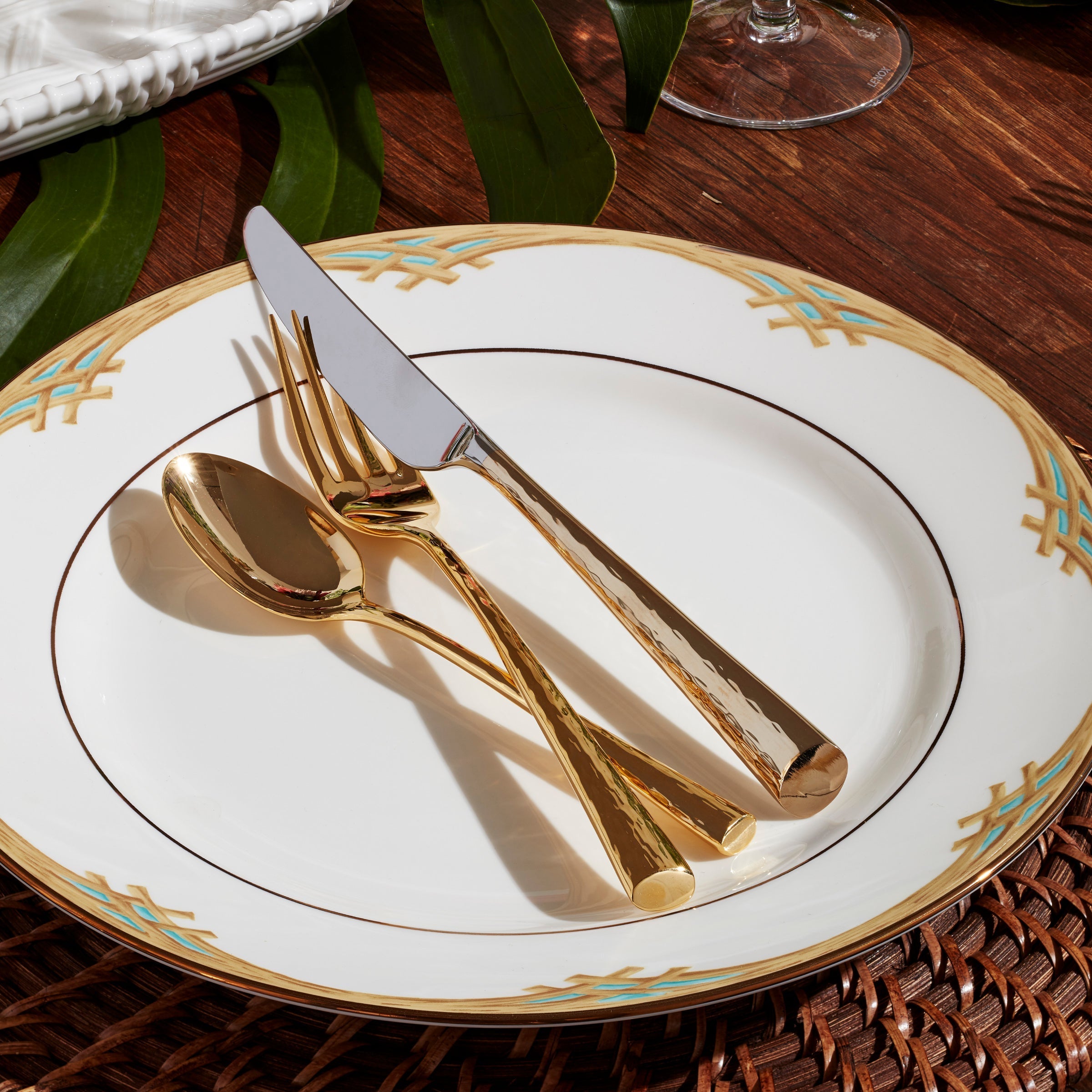 Lenox Premium British Colonial Bamboo Dinner Plate - Image 8