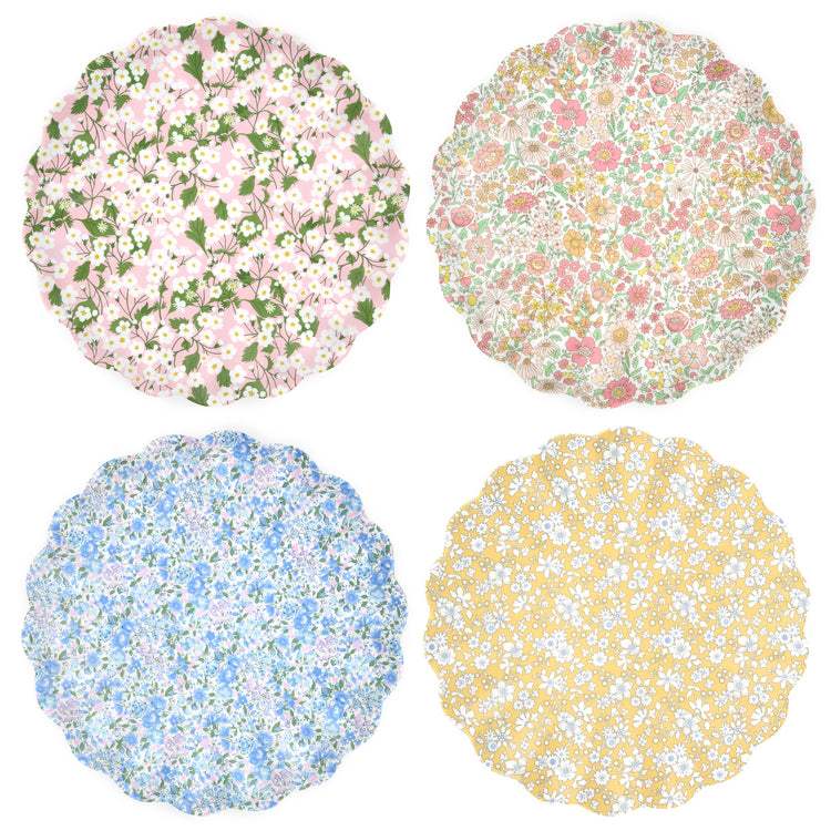 Lenox Premium Meri Meri X Liberty Floral Melamine Large Plate, Set of 4