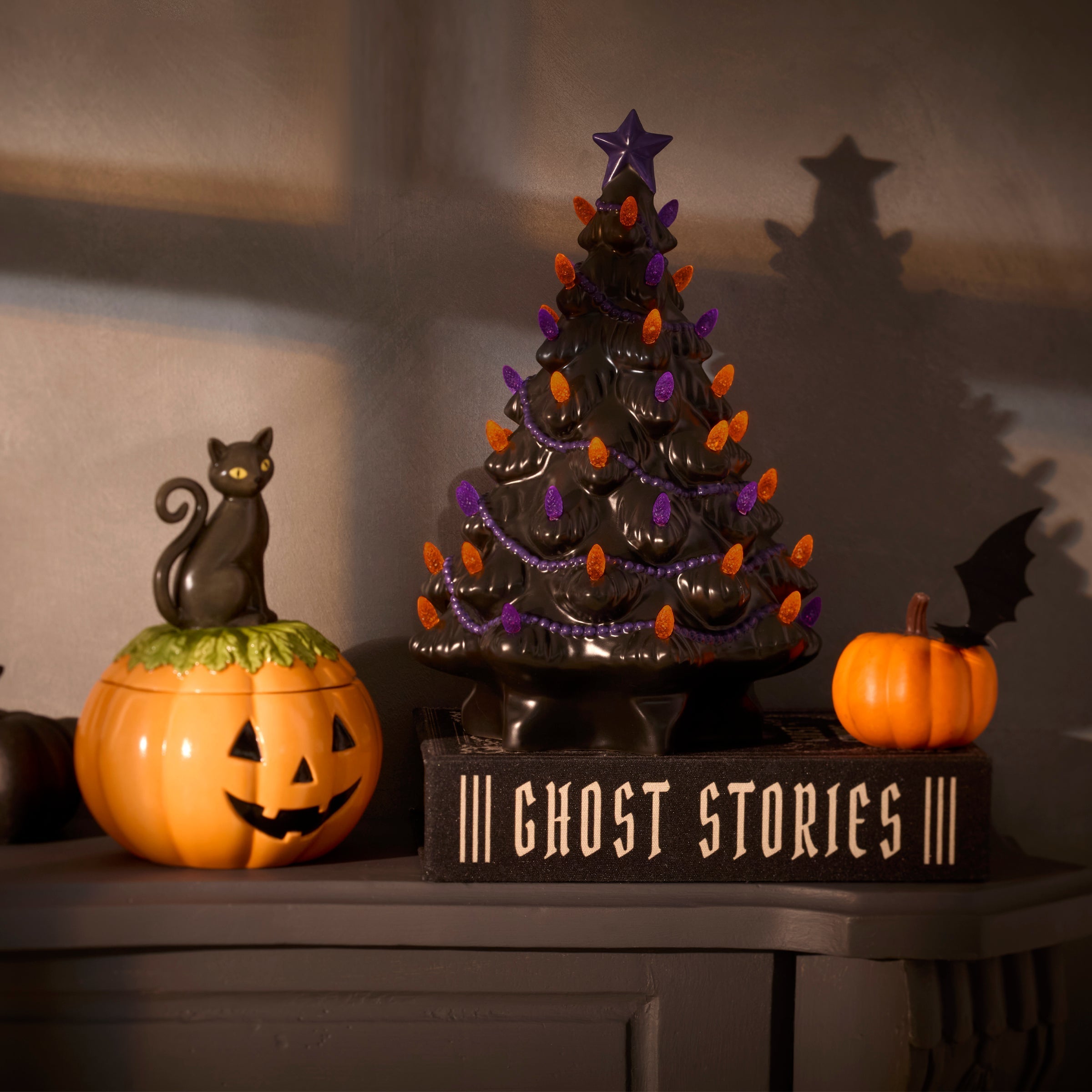 Lenox Premium Treasured Traditions Black Lit Tree Figurine - Image 3