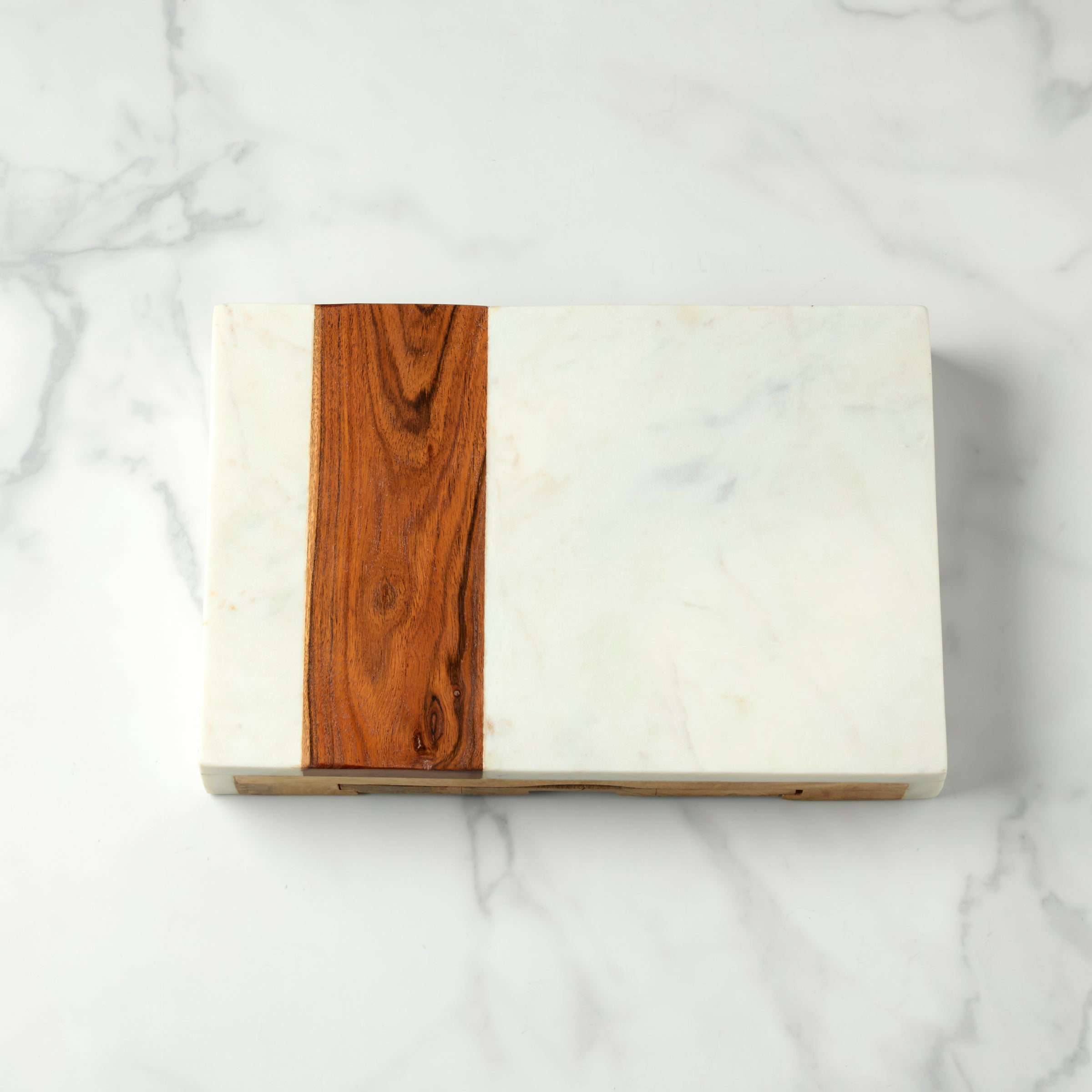 Lenox Premium Marble & Wood Serving Board with Cheese Server Set - Image 2