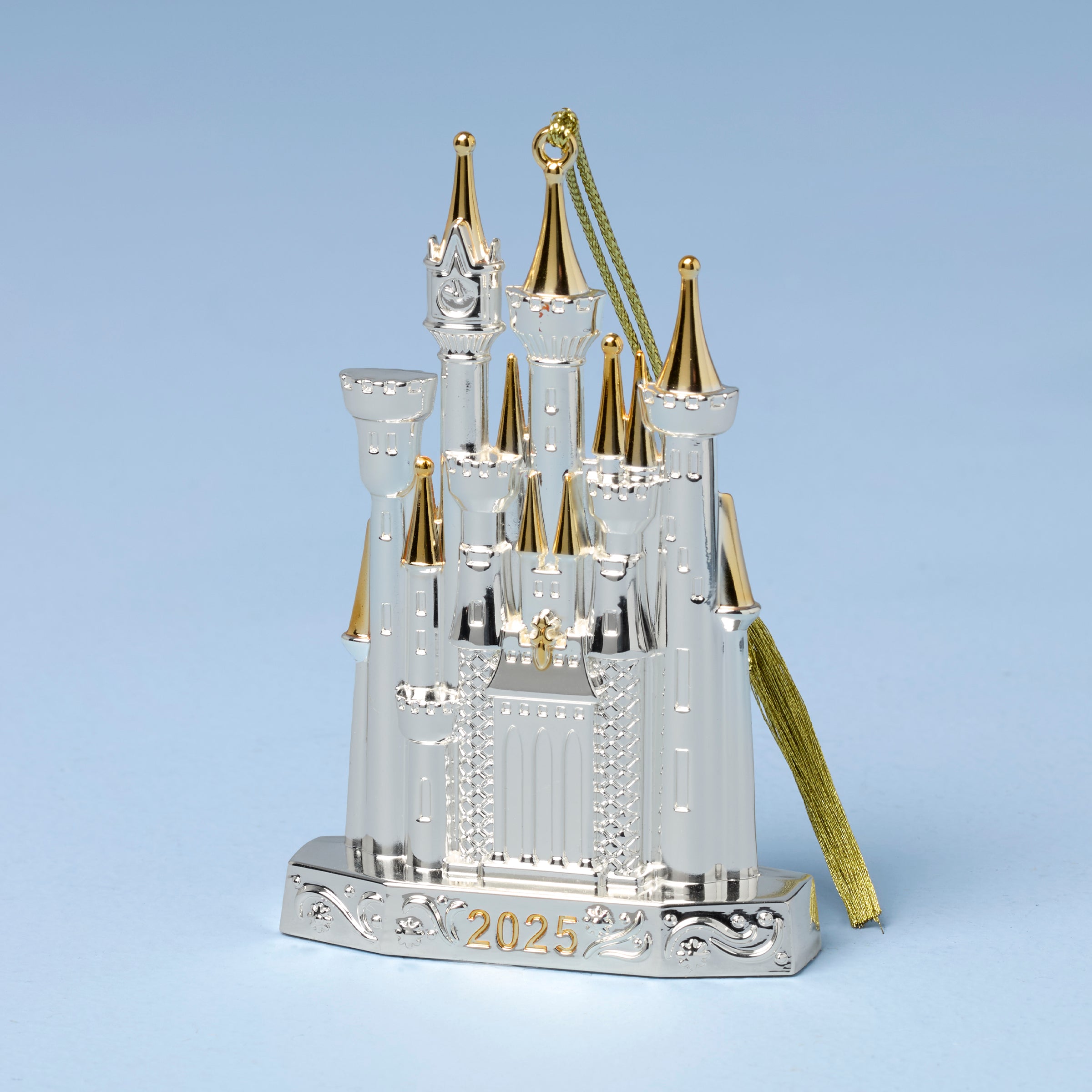 Lenox Premium 2026 Cinderella Castle Silverplate Ornament