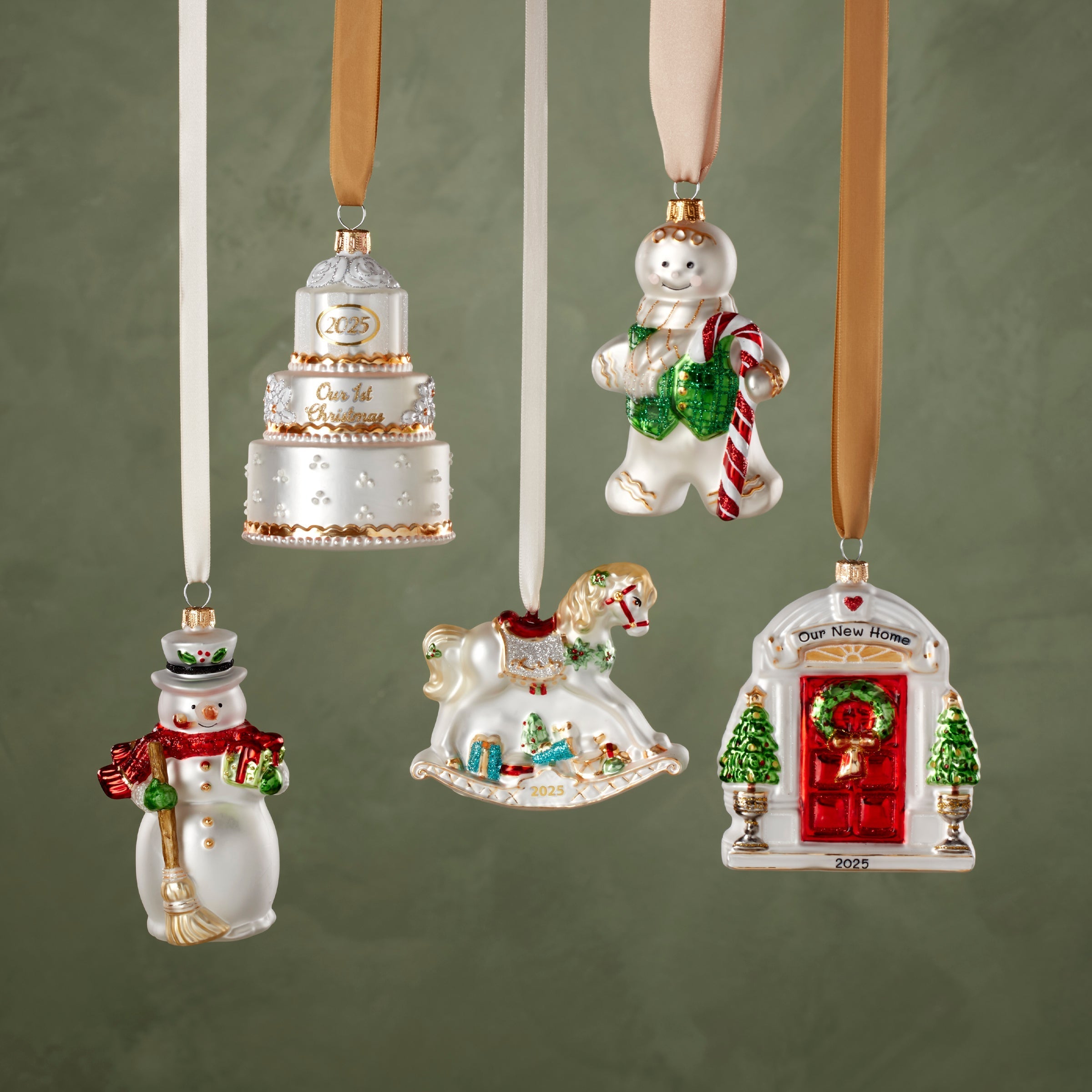 Lenox Premium 2026 Blown Glass Baby's 1st Rocking Horse Ornament - Image 5