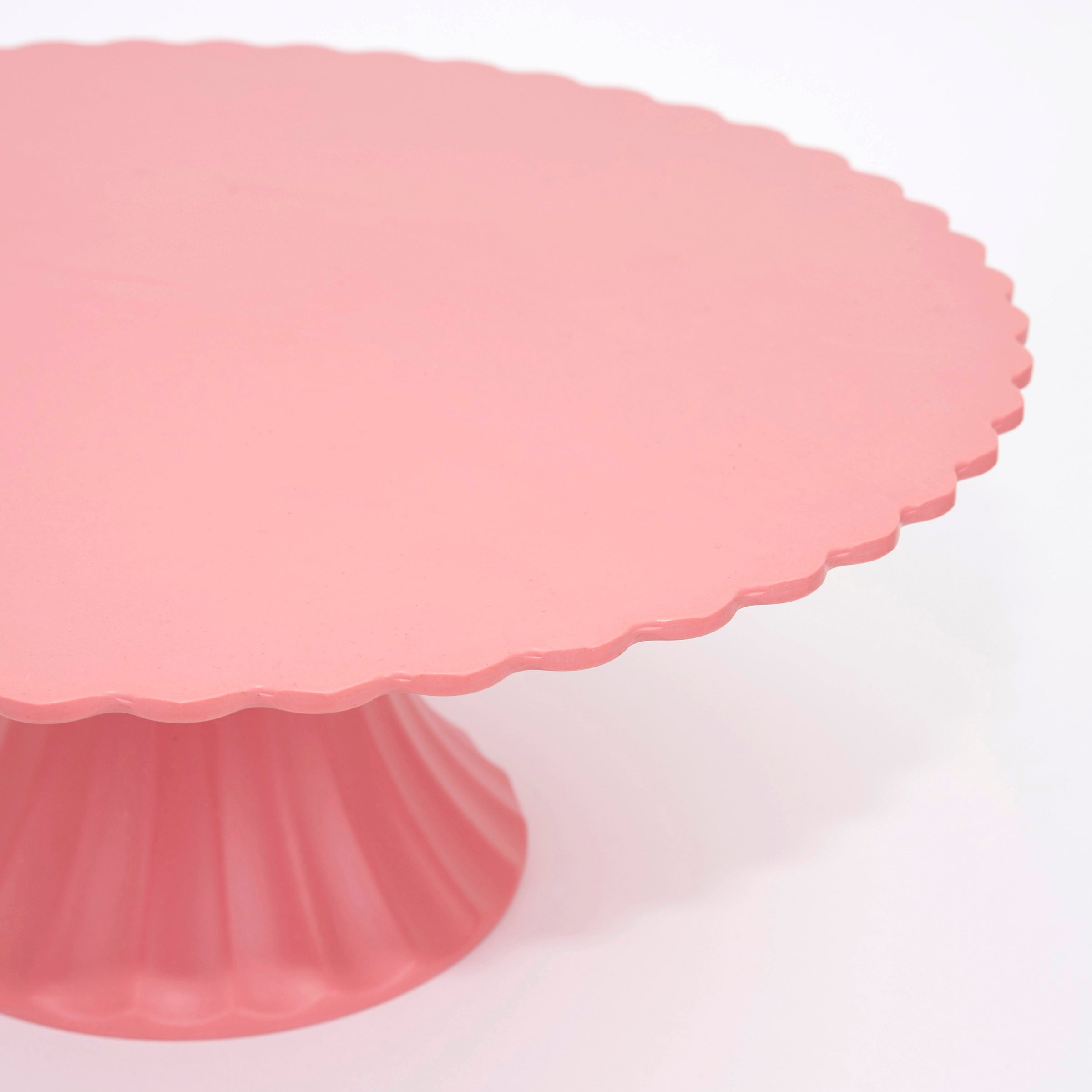 Lenox Premium Bamboo Pink Large Cake Stand - Image 3