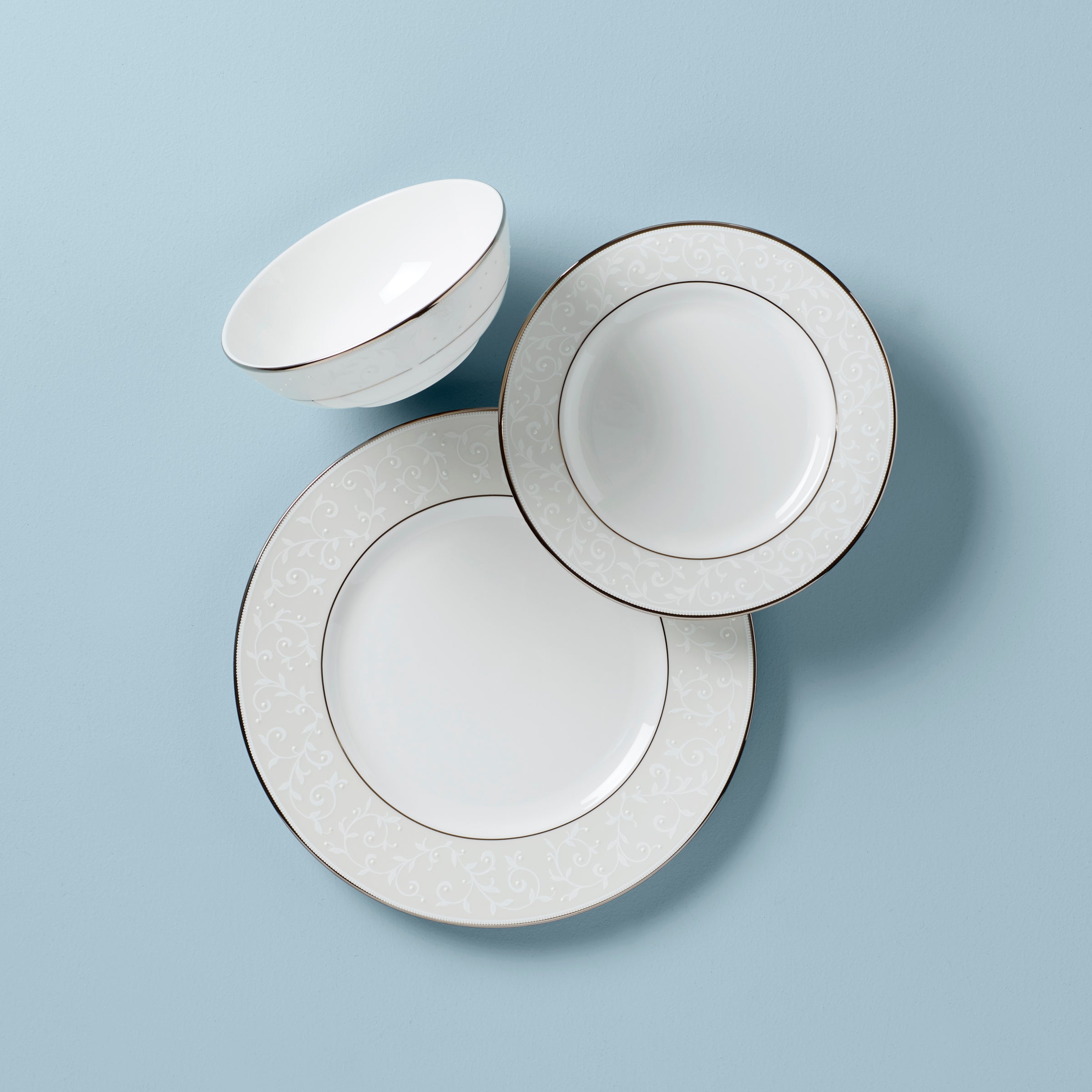 Lenox Premium Opal Innocence 3-Piece Place Setting