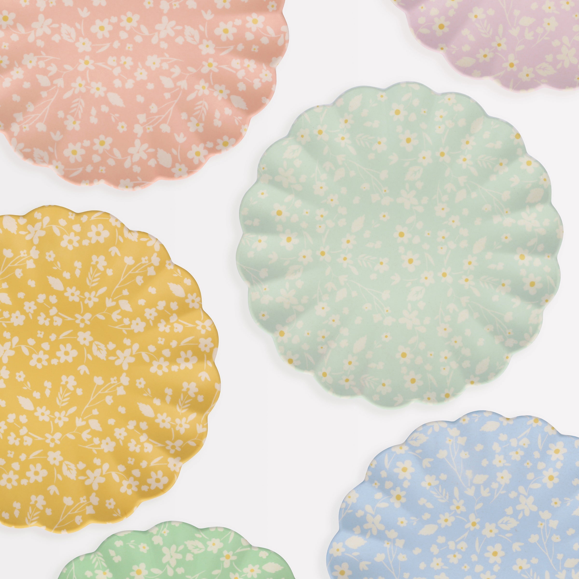 Lenox Premium Floral Assorted Bamboo Large Plates, Set of 6 - Image 2