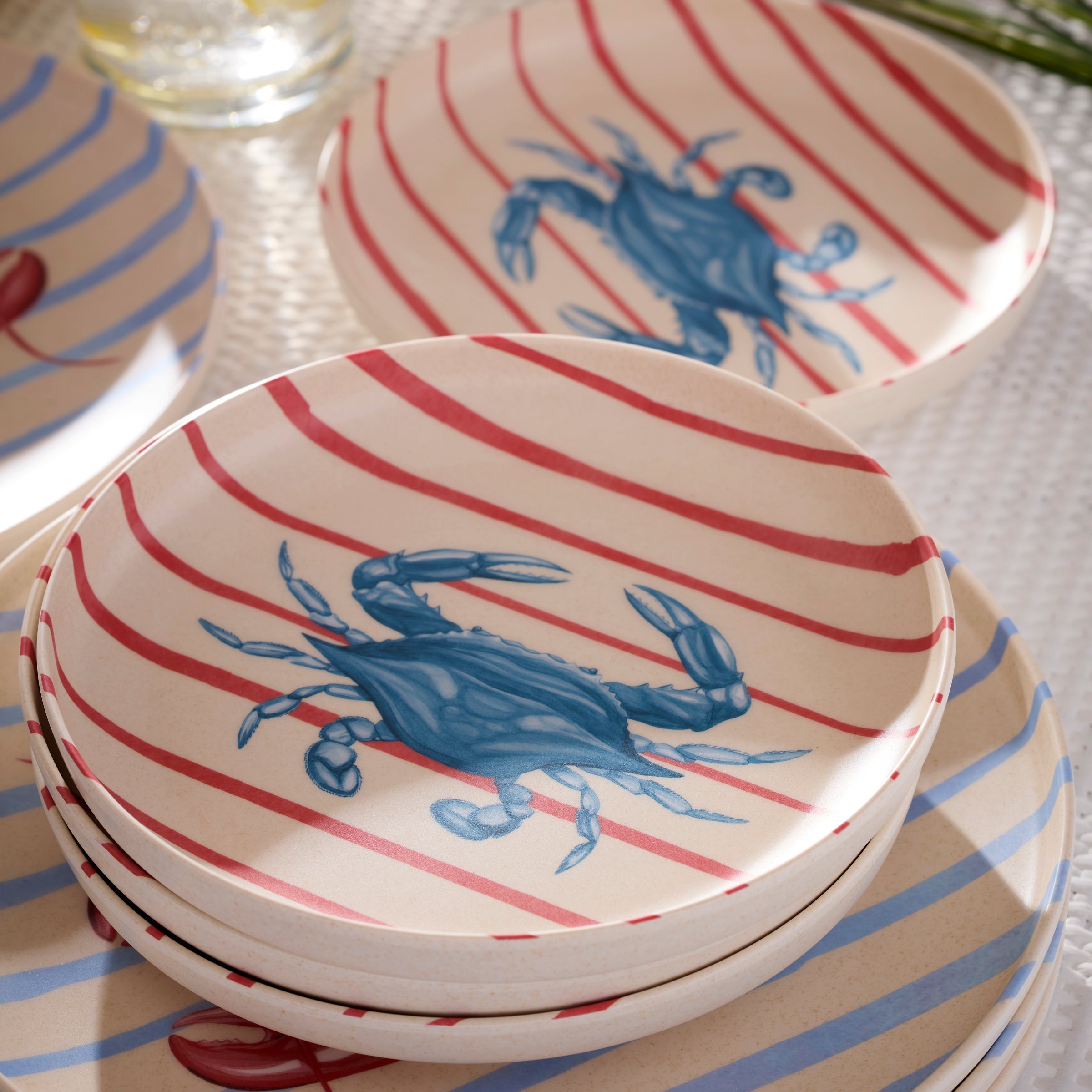Lenox Premium 24 Seven Melamine Wharfside 24-Piece Dinnerware Set - Image 4