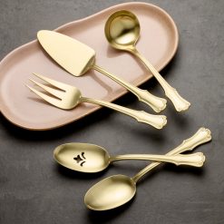 Alternative view of Lenox Premium James Street Champagne Satin 5 Piece Hostess Set