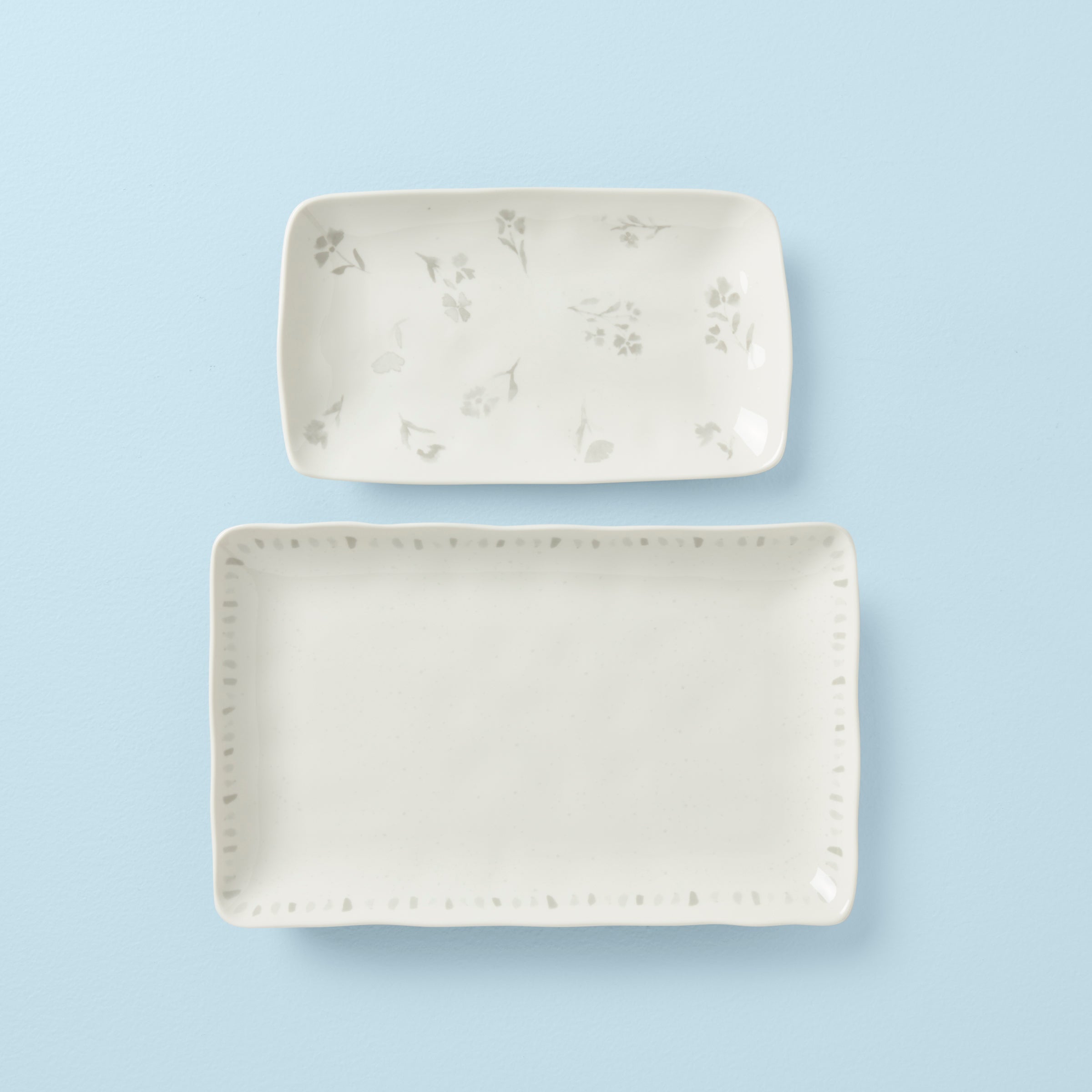 Lenox Premium Oyster Bay 2-Piece Nesting Serving Platters - Image 2