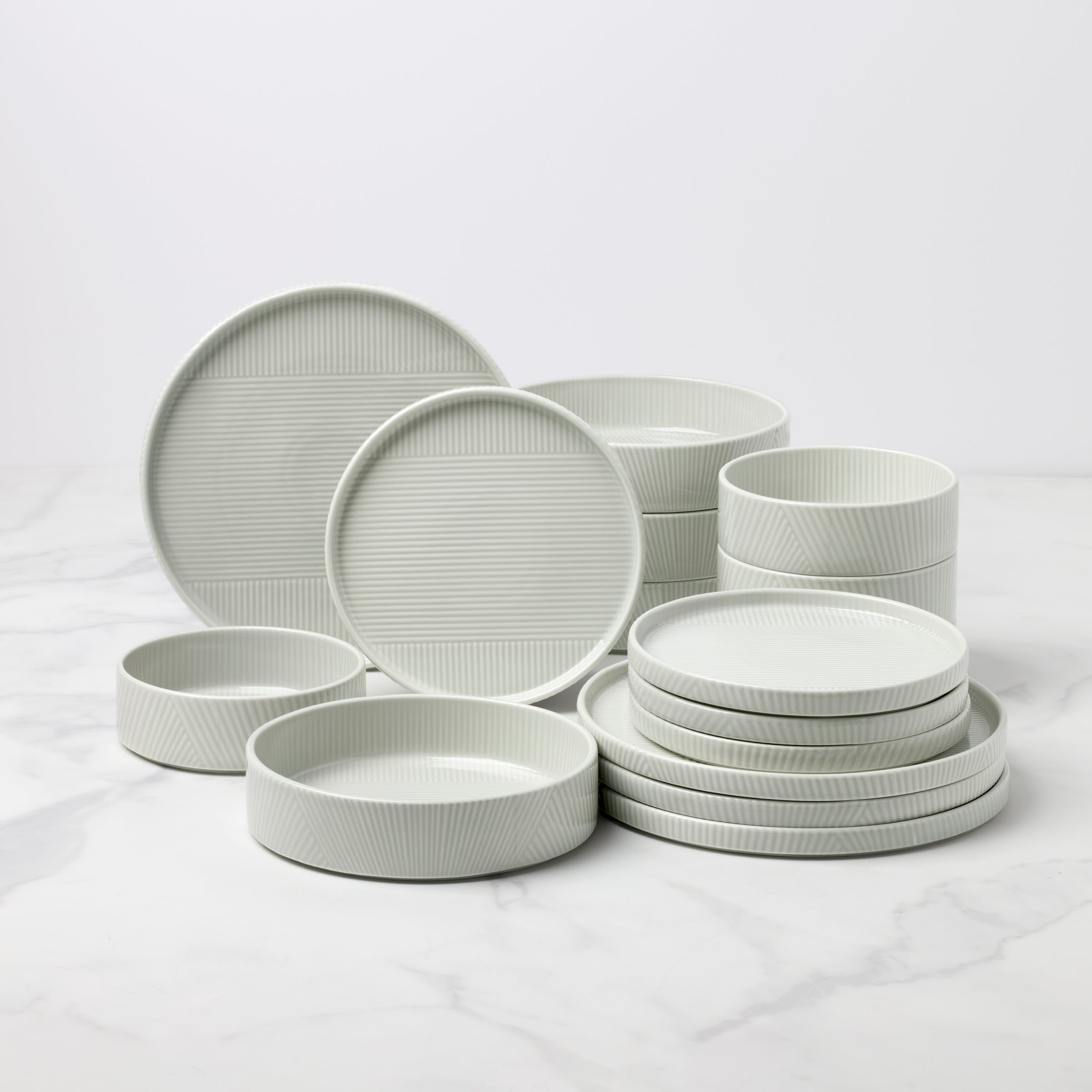 Lenox Premium Modulus Vapor 16-Piece Dinnerware Set - Image 2