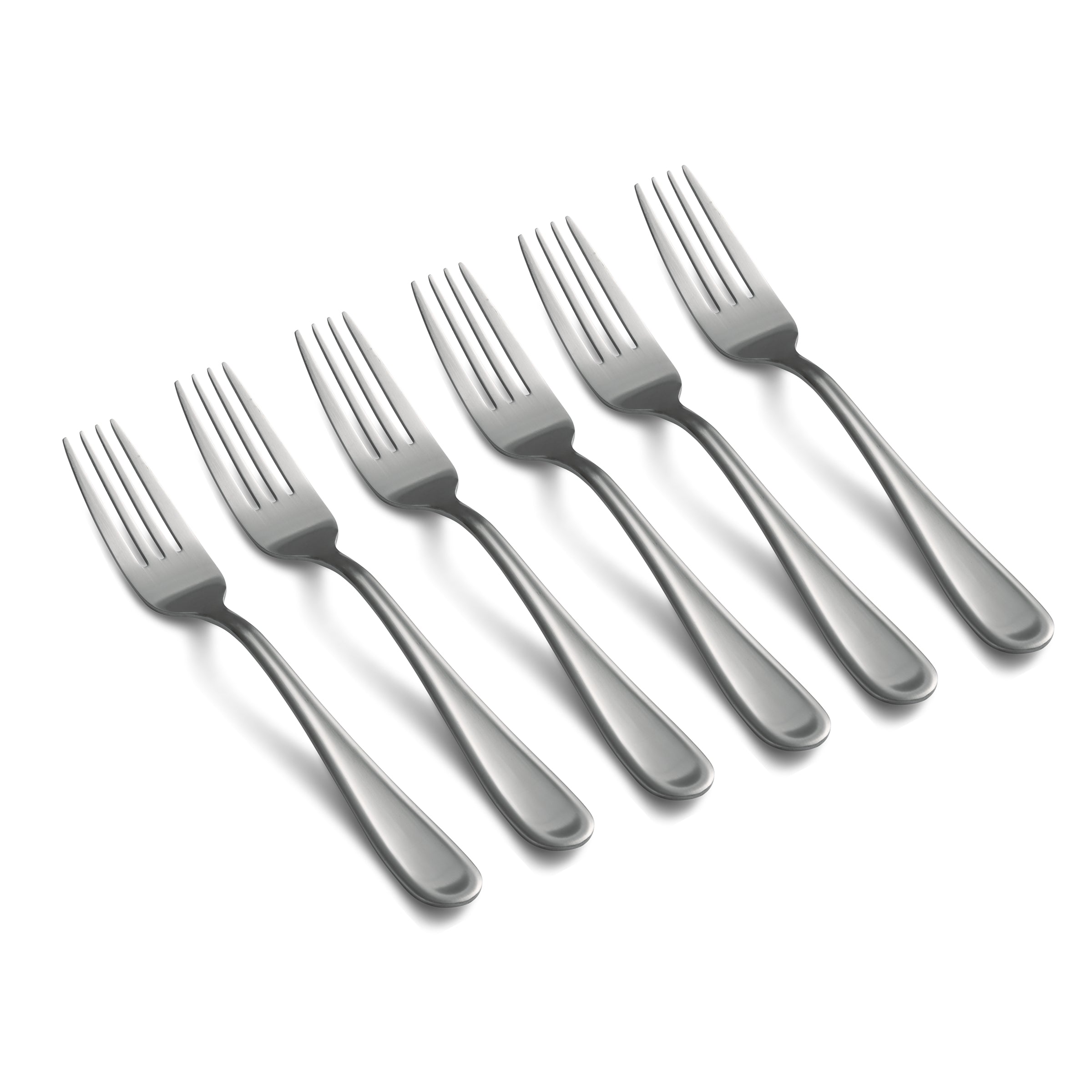 Lenox Premium Malibu Satin Dinner Fors, Set of 6