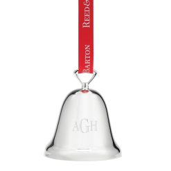 Lenox Premium Personalized Christmas Silverplated Bell Ornament