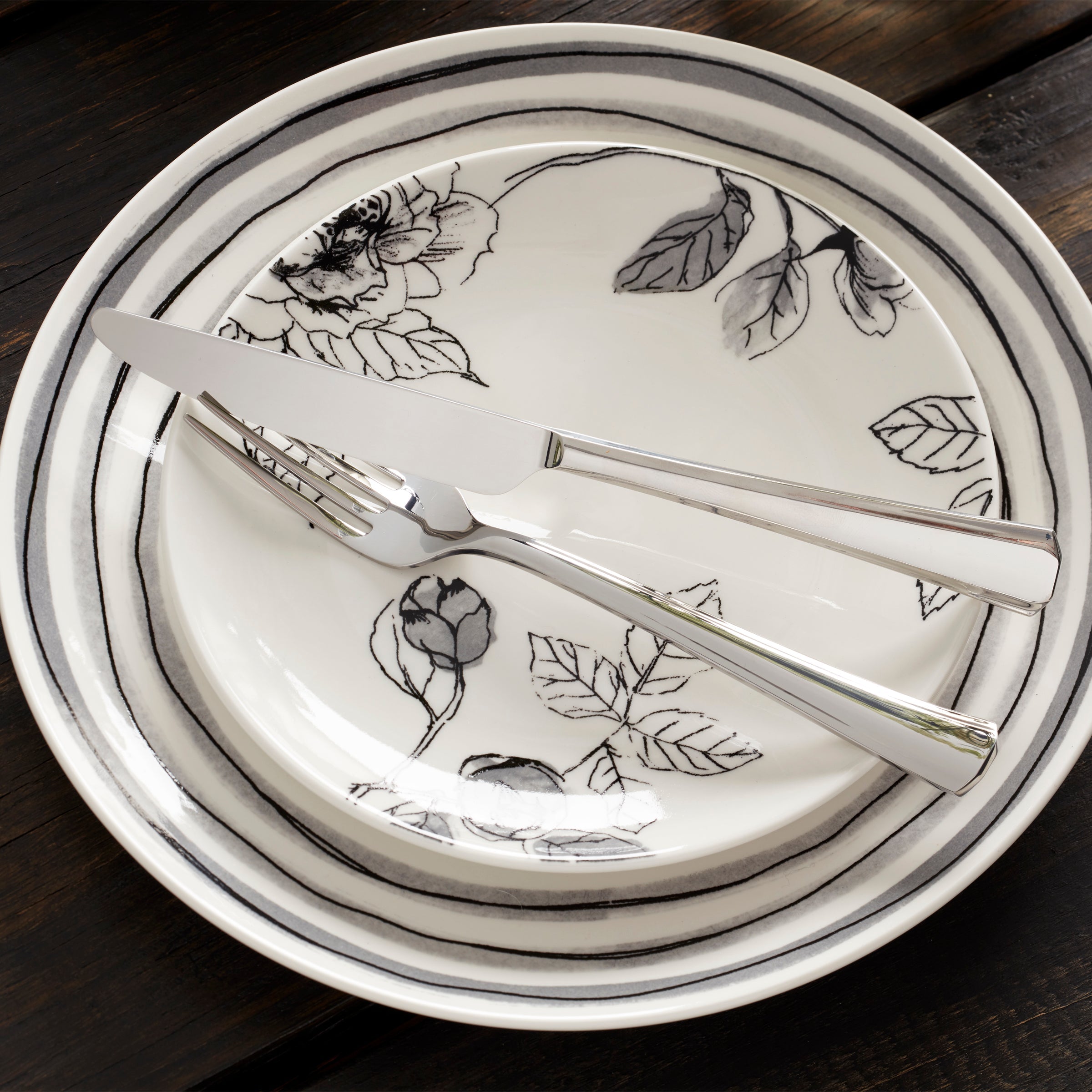 Lenox Premium Sketchbook 12-Piece Dinnerware Set - Image 6