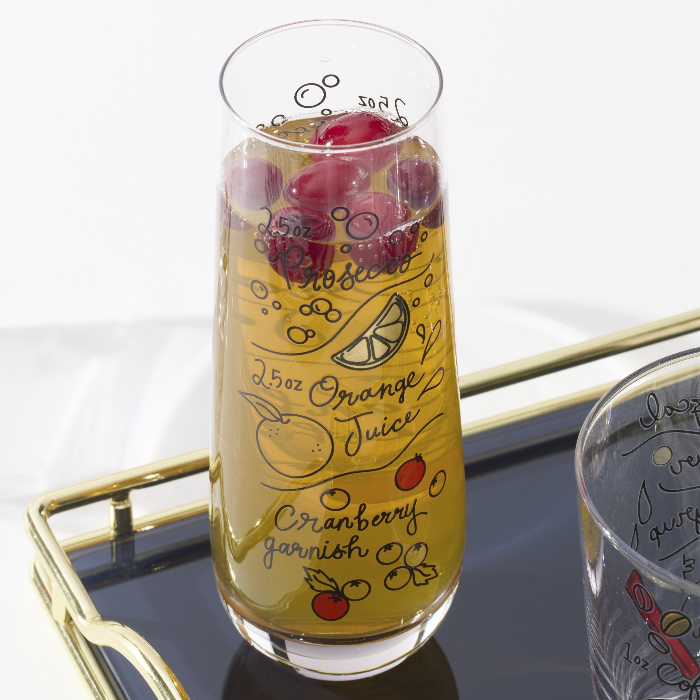 Lenox Premium Make Merry Stemless Flute Glasses, Set of 4 - Image 2