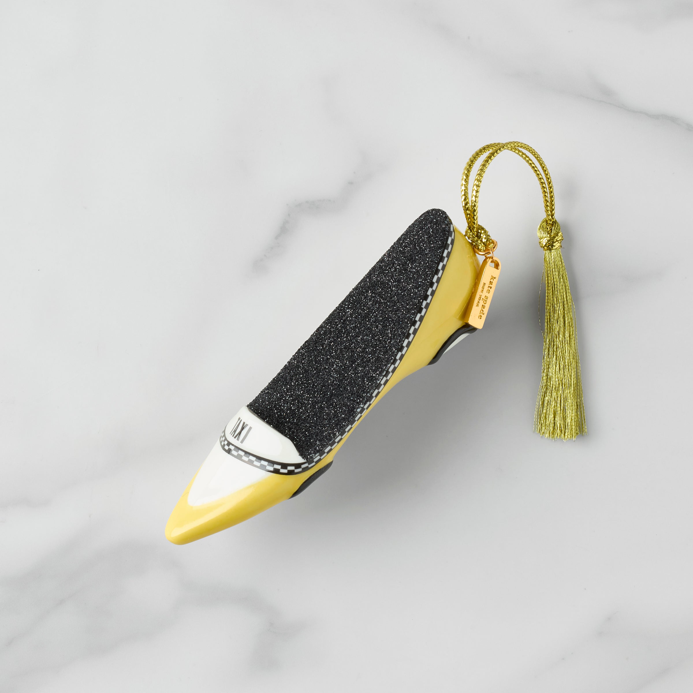 Lenox Premium Be Jolly Taxi Shoe Ornament - Image 5