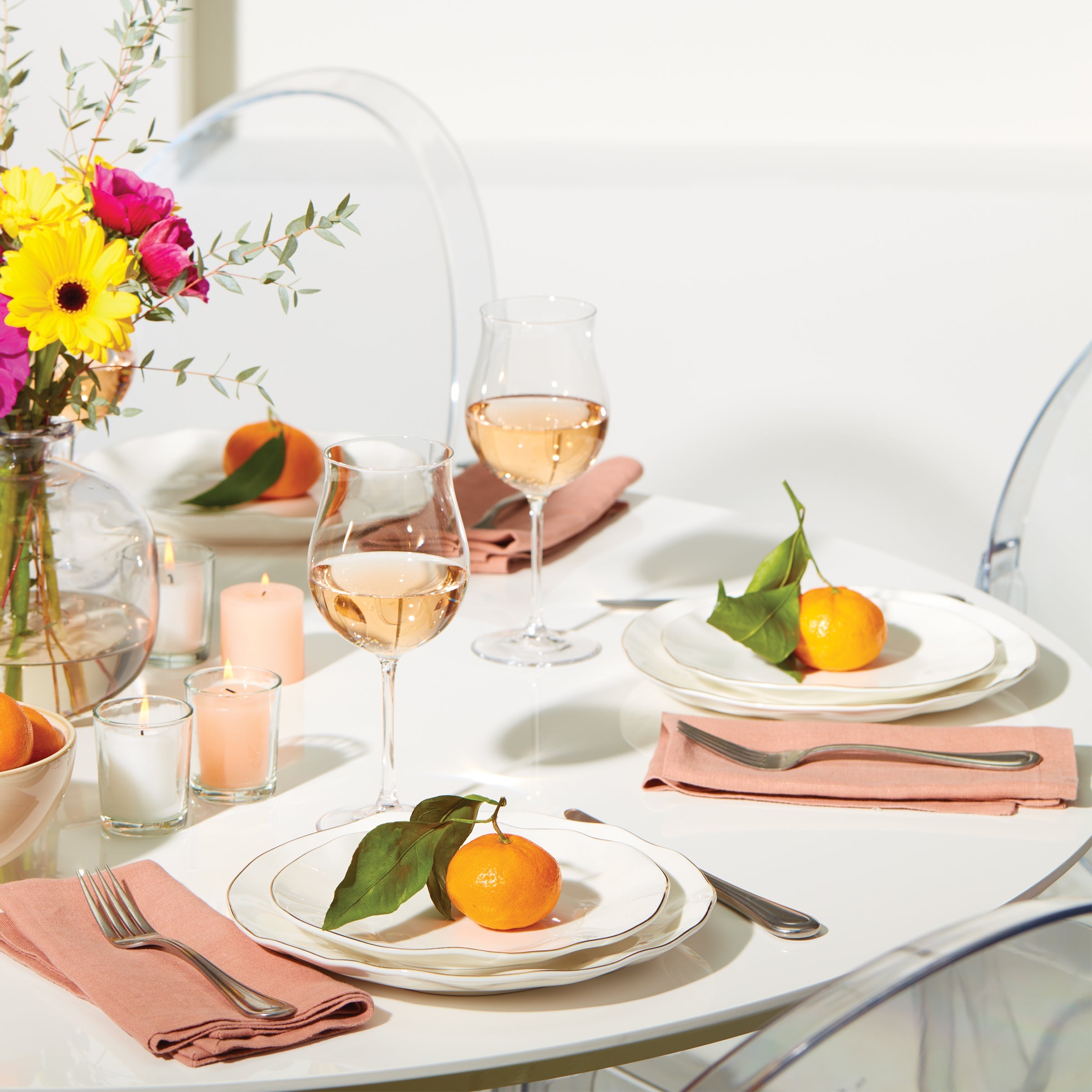 Lenox Premium Blue Bay White 18-Piece Dinnerware Set - Image 2